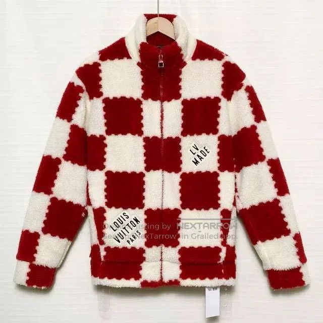Louis Vuitton Louis Vuitton x Nigo2 SS22 Checkerboard Shearling Jacket. Size US M / EU 48-50 / 2 - 1 Thumbnail