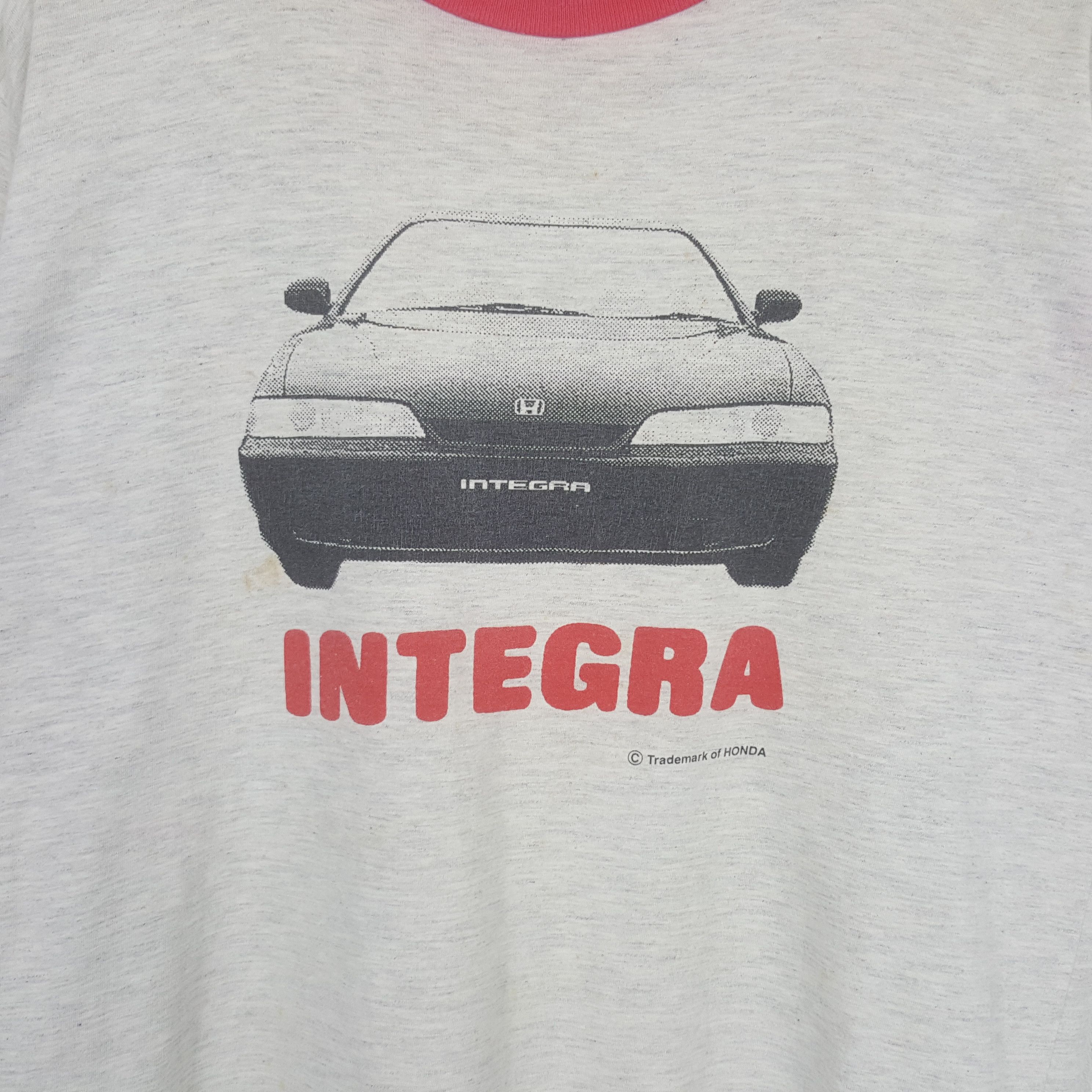Honda Vintage Honda Integra Japanese Racing 90's Tshirt C299N30 Size US L / EU 52-54 / 3 - 2 Thumbnail