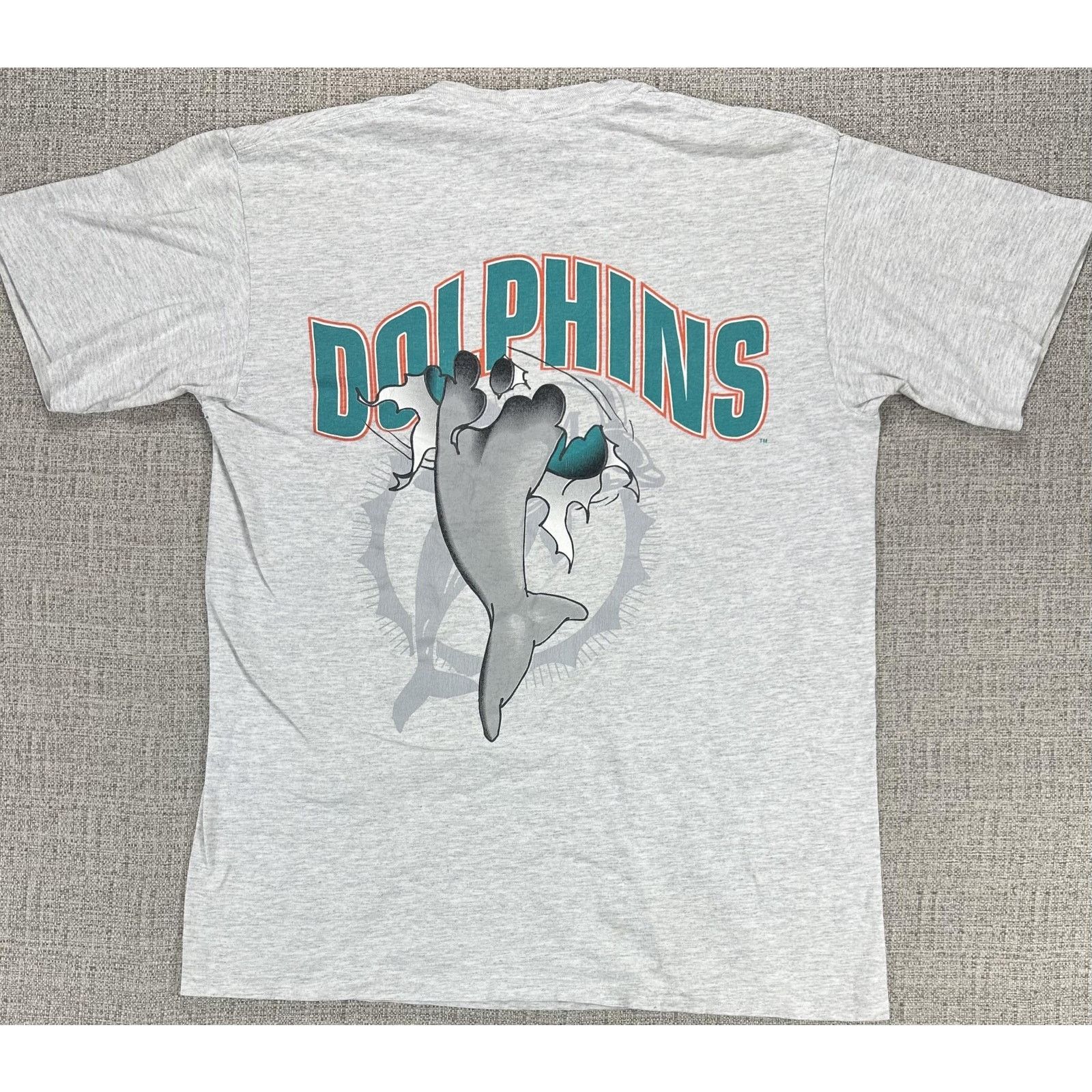 Other Miami Dolphins Shirt Mens M Breakthough Nutmeg Mills USA 90s Size US M / EU 48-50 / 2 - 9 Thumbnail