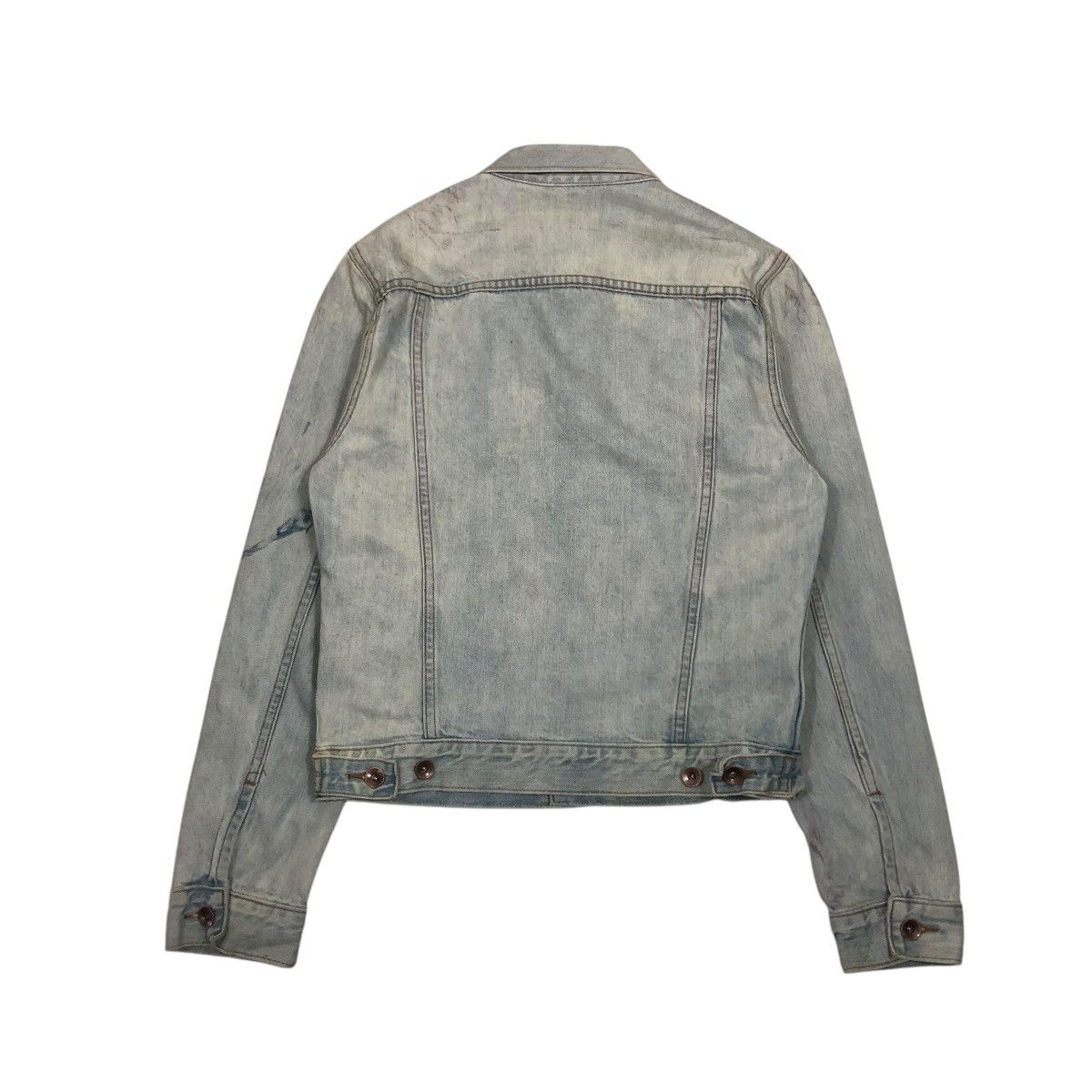 Japanese Brand 🔥VINTAGE CROPPED TRUCKER DENIM JACKET GAP Size US XS / EU 42 / 0 - 2 Thumbnail