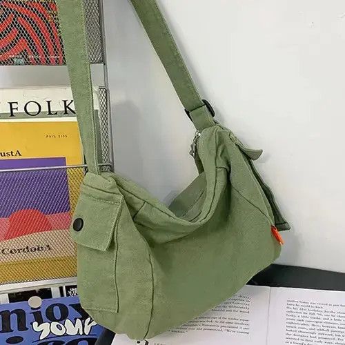 Dxpe Chef Canvas Fabric Soft Shoulder Bag Size ONE SIZE - 4 Thumbnail