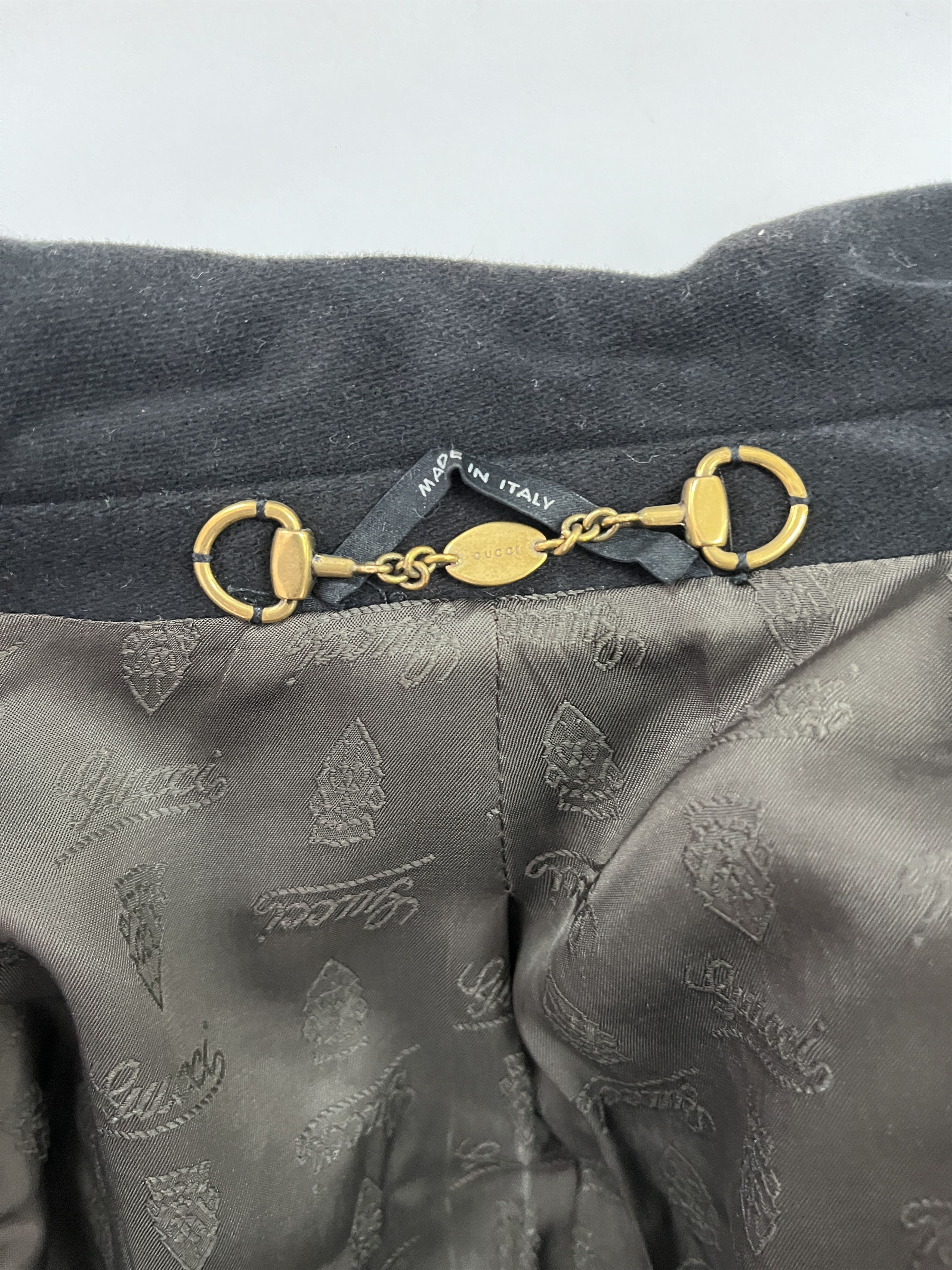 Gucci Gucci Black Cotton School Jacket With Embroided "G" Logo Size XS / US 0-2 / IT 36-38 - 6 Thumbnail