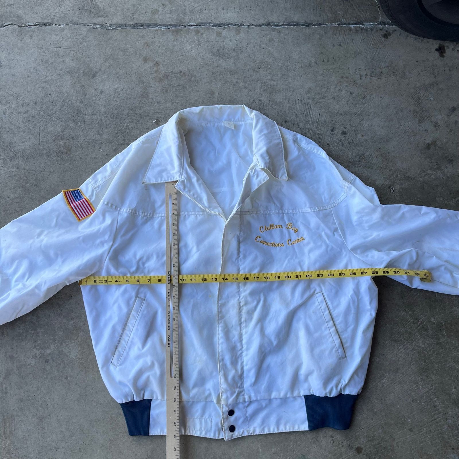 Vintage VTG CLALLAM BAY CORRECTIONS CENTER CHAINSTITCHED JACKET XL Size US XL / EU 56 / 4 - 5 Thumbnail