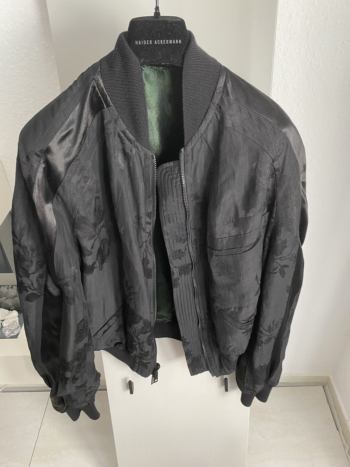Haider Ackerman Silk Bomber Jacket – Justin Reed