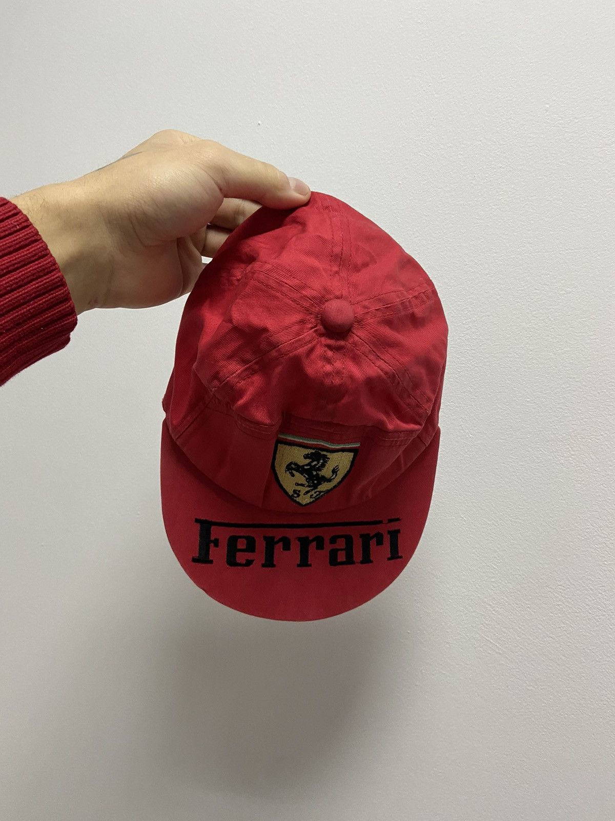 Ferrari Ferrari Vintage Cap Snapback Big Logo Embroidered F1 Size ONE SIZE - 2 Thumbnail