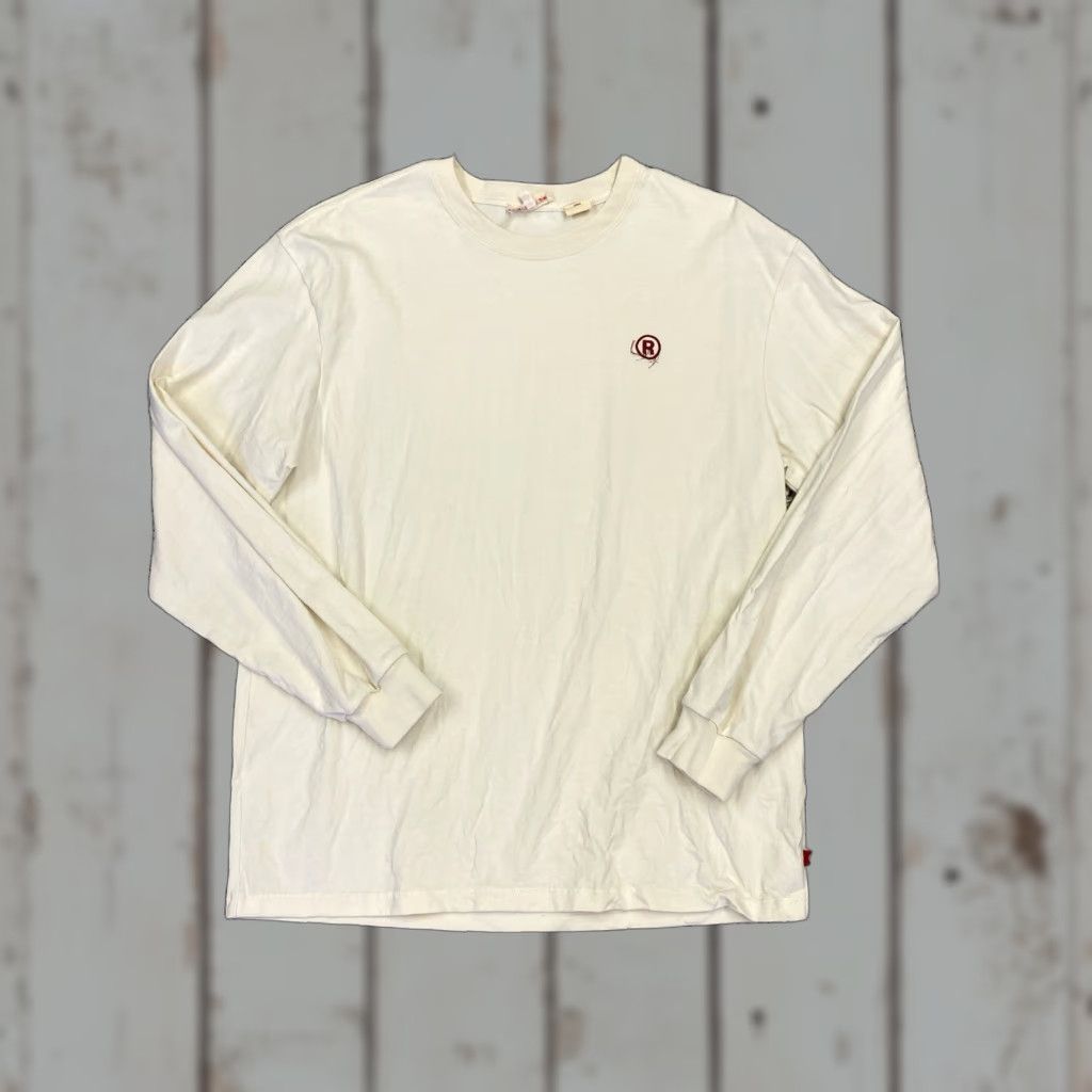 Levi's Levi's Red Men's Long-Sleeve T Shirt Beige Embroidered Logo Size M Size US M / EU 48-50 / 2 - 1 Thumbnail
