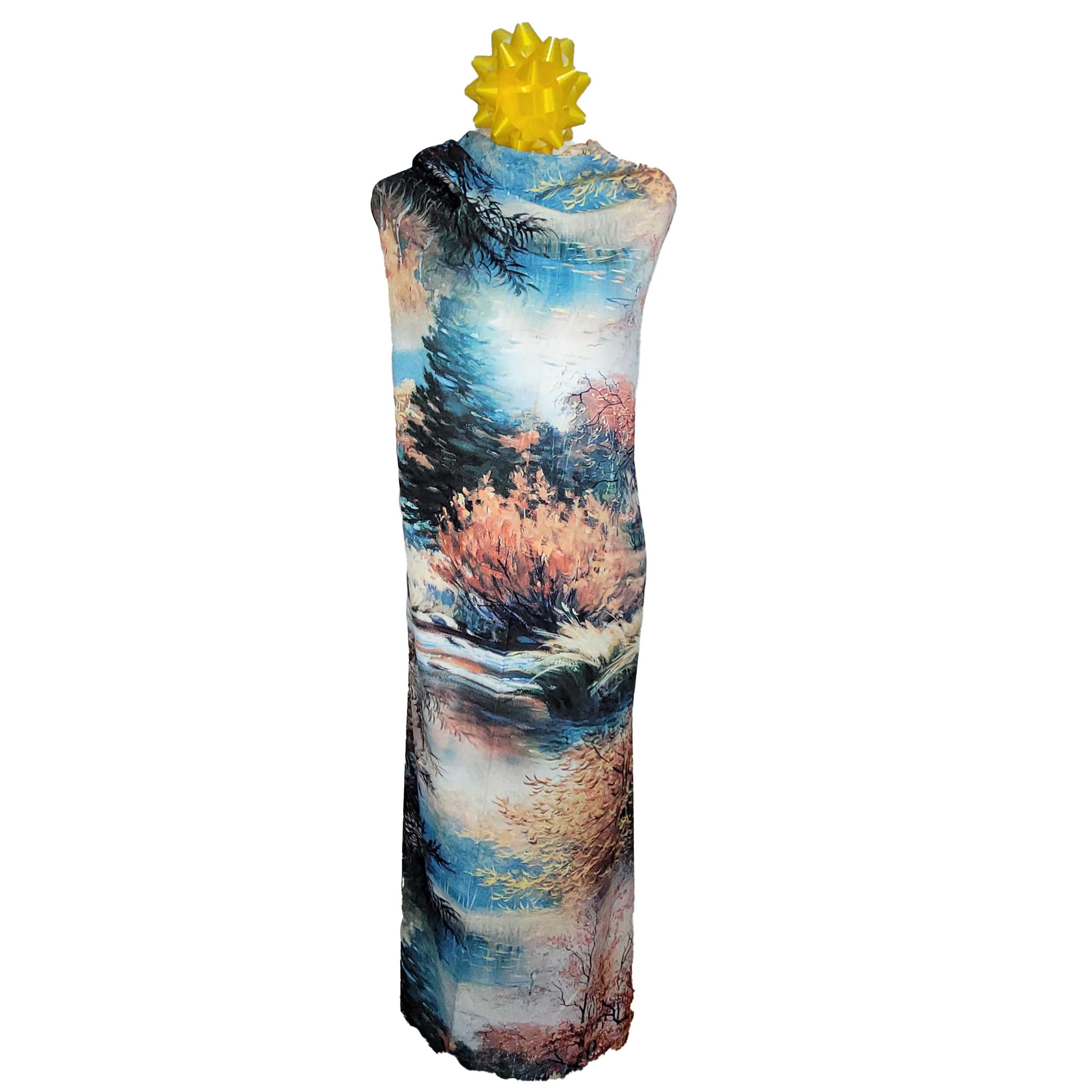 Other NWT Double-Sided Silk Scarf 52"x52" Large Square Wrap 3411 Size ONE SIZE - 5 Thumbnail