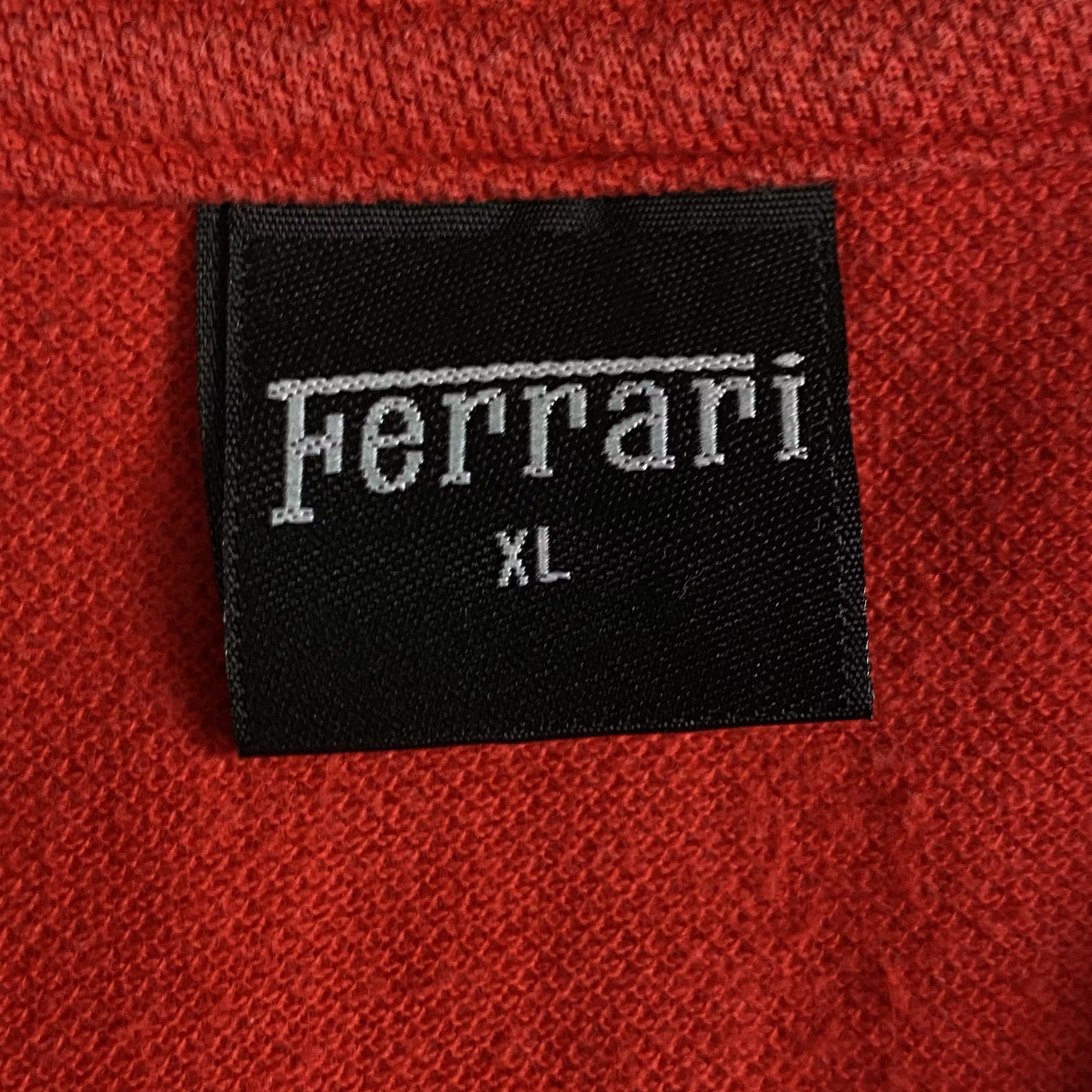 Ferrari × Vintage Mens Polo T Shirt Ferrari Vintage Size XL Size US XL / EU 56 / 4 - 4 Thumbnail