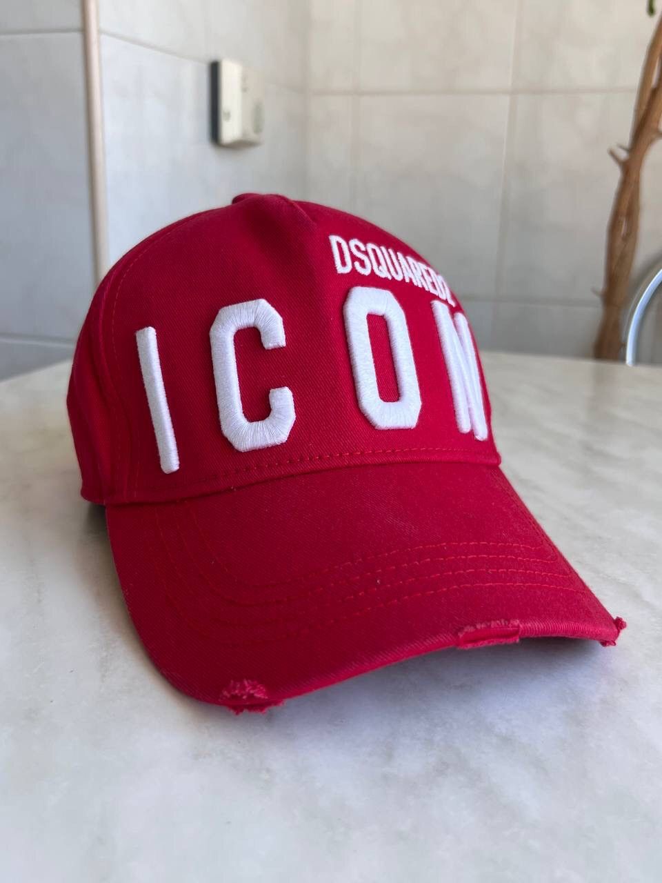 Dsquared2 Vintage Dsquared2 ICON 2000s hat cap red white 3D logo Y2K Size ONE SIZE - 2 Thumbnail