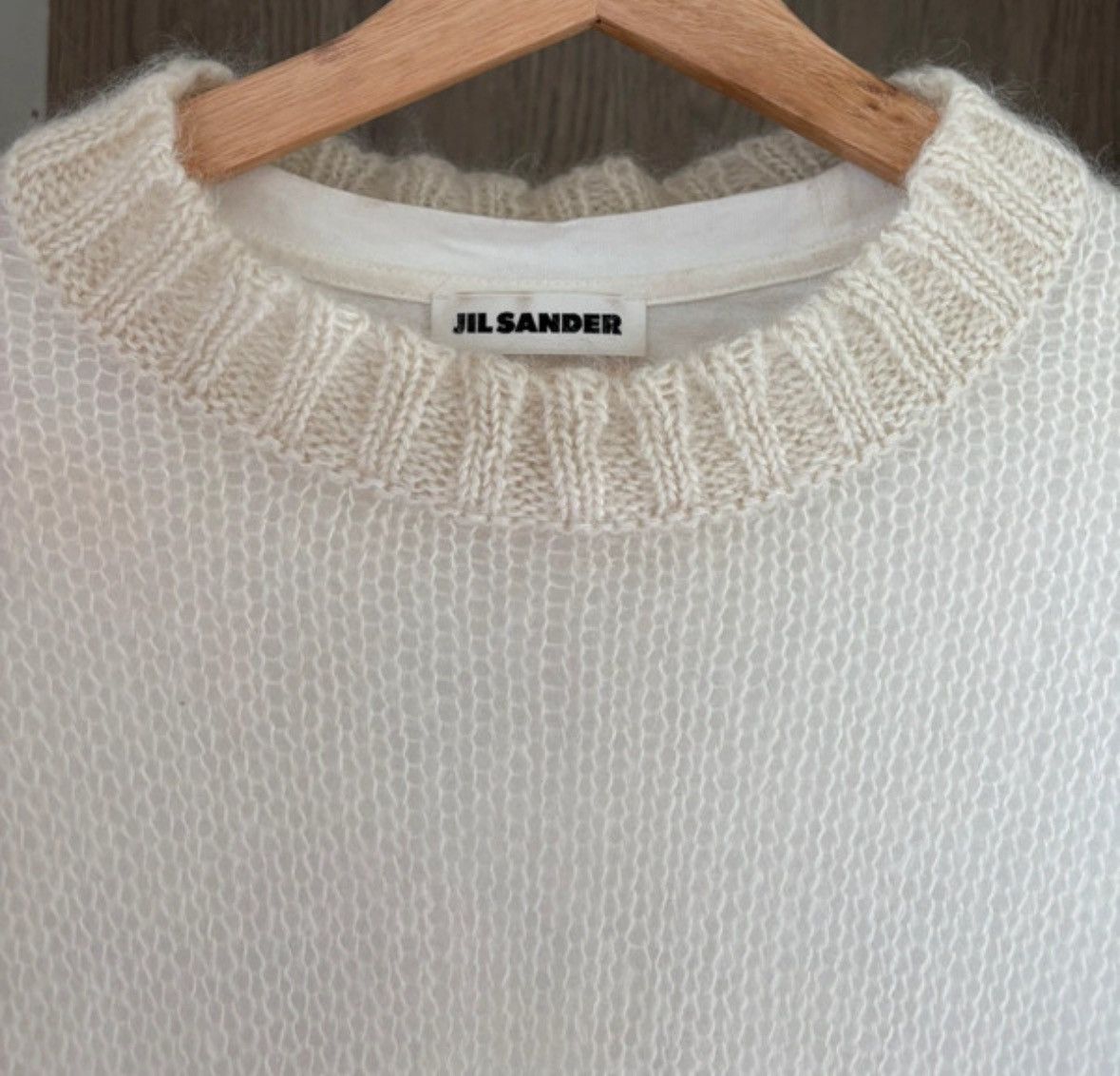 Jil Sander Jil Sander Crew Neck Mohair Blend Double-layered sweater Size US M / EU 48-50 / 2 - 5 Thumbnail