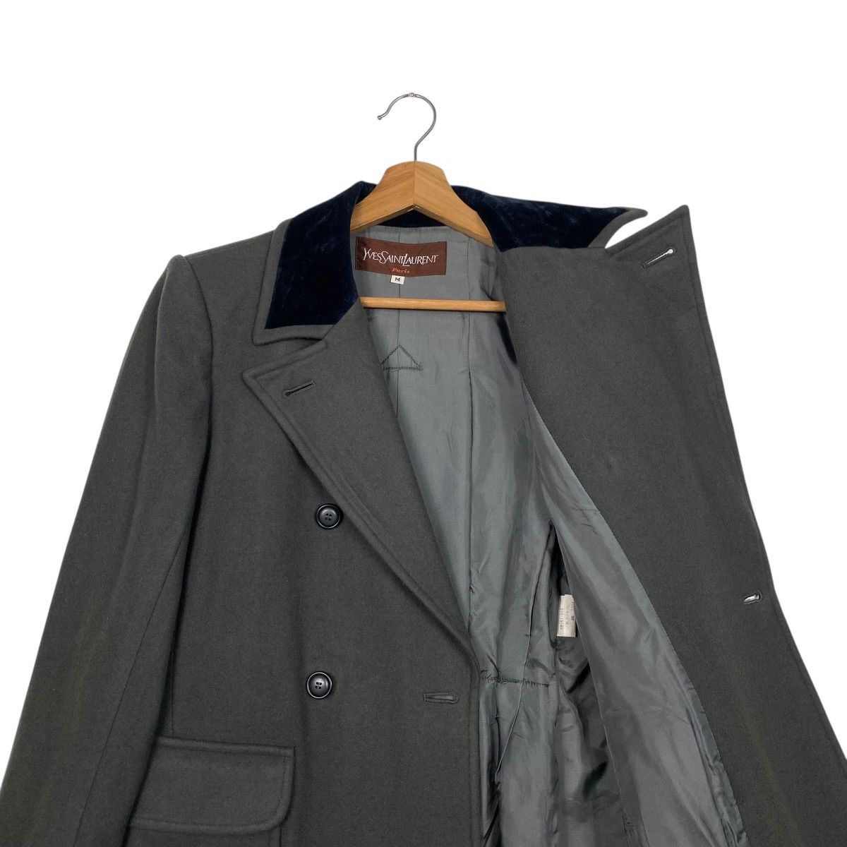 Yves Saint Laurent Yves Saint Laurent double breasted longcoat Size M / US 6-8 / IT 42-44 - 11 Thumbnail