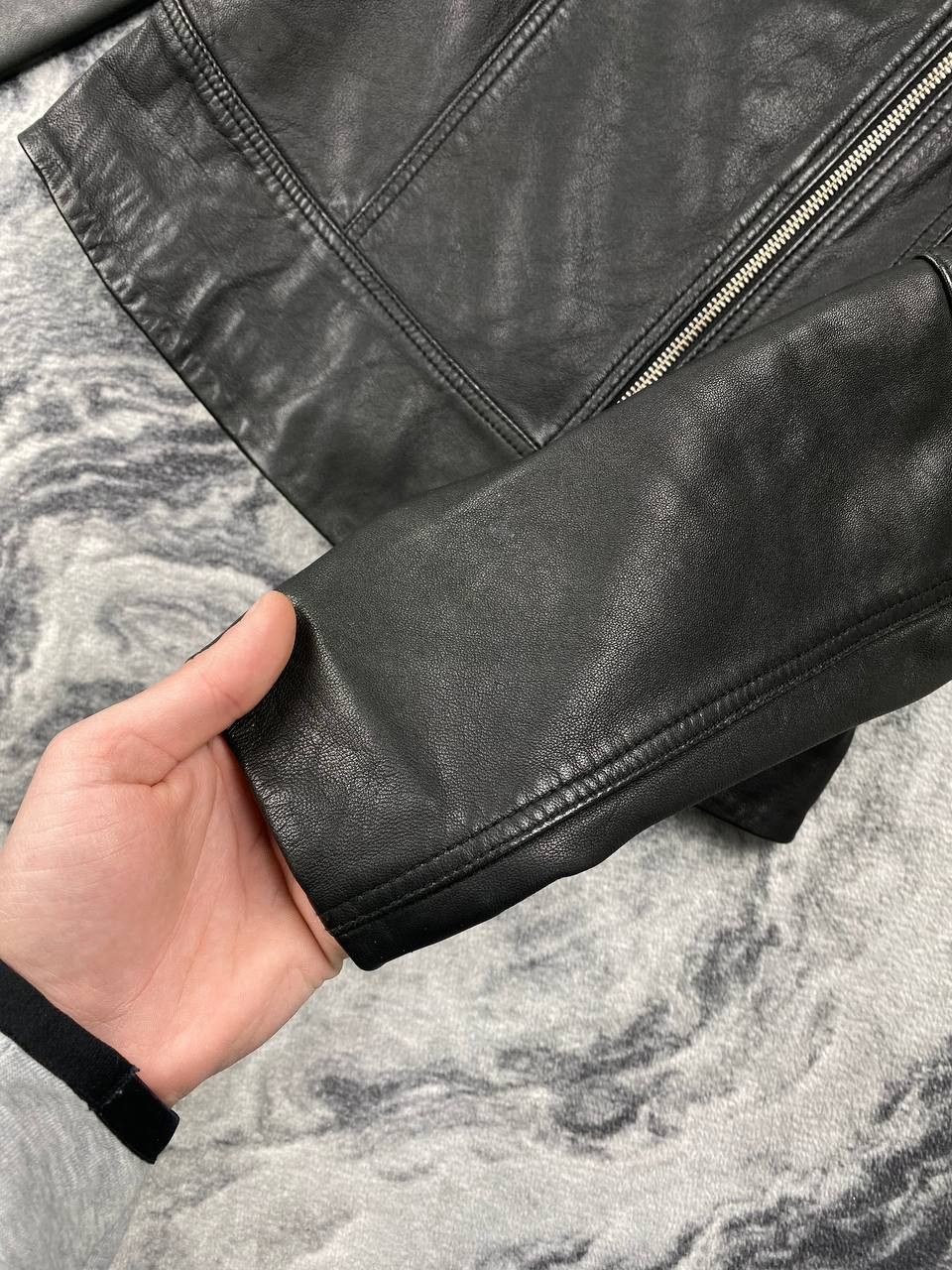 Allsaints All Saints Leather Biker Jacket Size S / US 4 / IT 40 - 5 Thumbnail