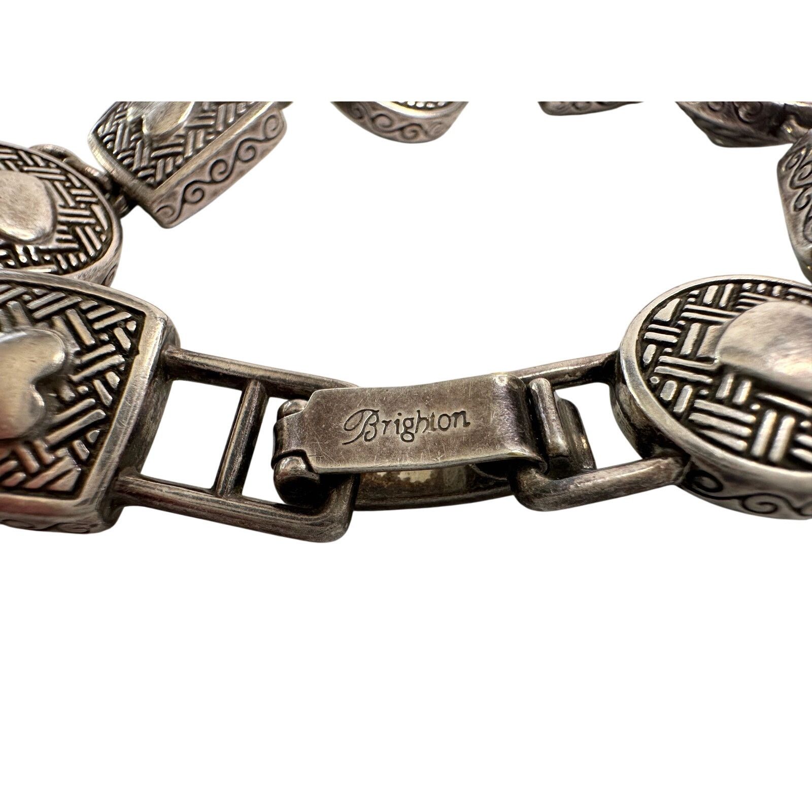 Brighton Brighton Heiress Crystal Link Bracelet, Hearts on Back Side Size ONE SIZE - 8 Thumbnail