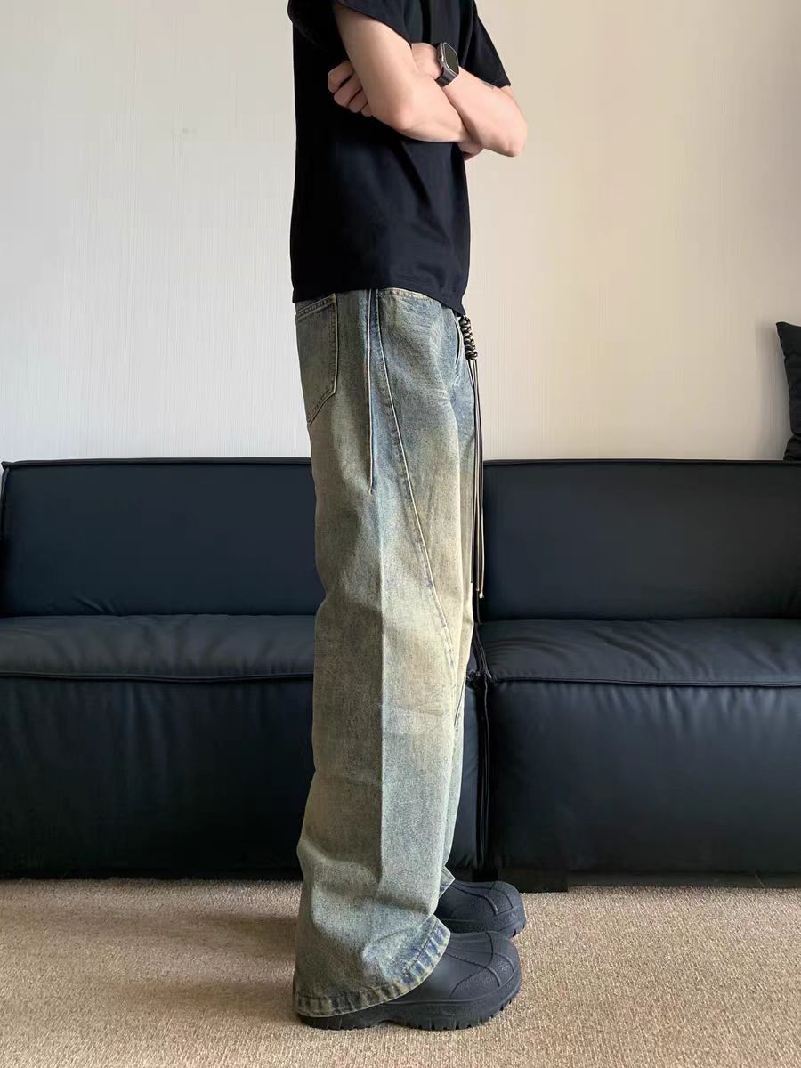 Japanese Brand × Jean High Street Straight Leg Micro Flare Jeans Size US 34 / EU 50 - 4 Thumbnail