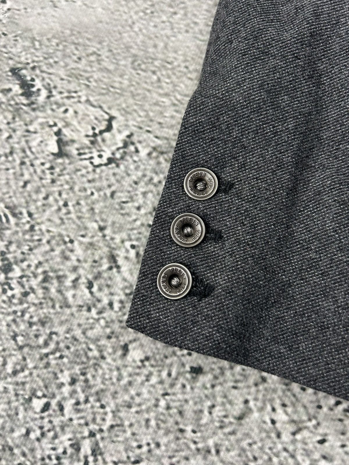 plein sud Plein Sud Jeanius Wool Blazer grey Size M / US 6-8 / IT 42-44 - 3 Thumbnail