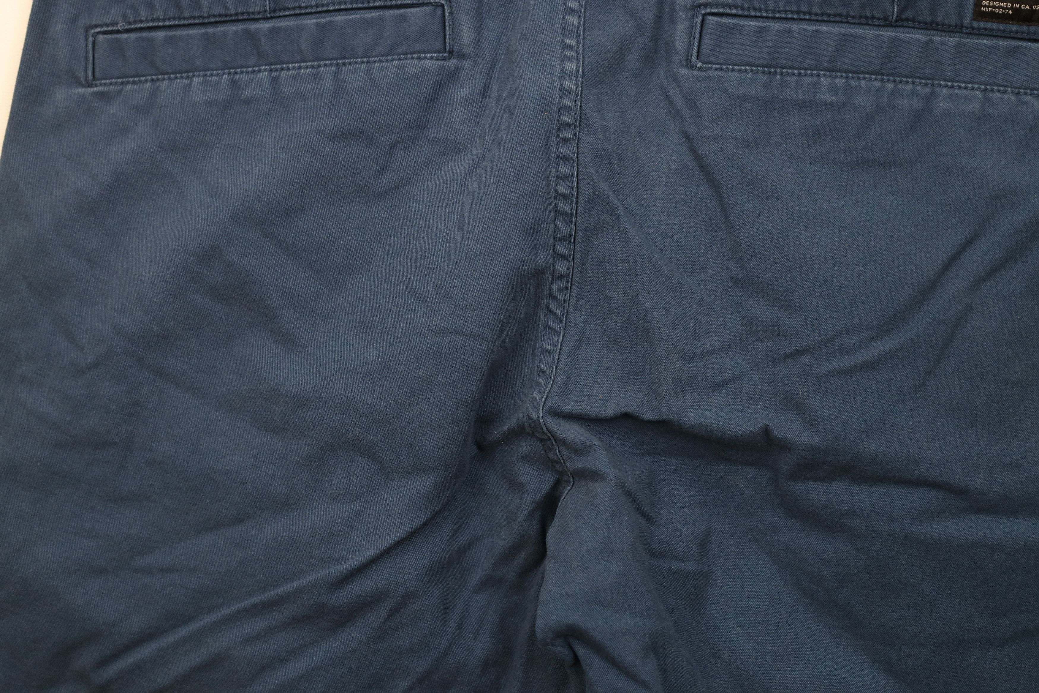 Fox Racing Vintage Y2K Fox Racing Knee Motocross Chino Shorts Blue Size US 31 - 11 Thumbnail