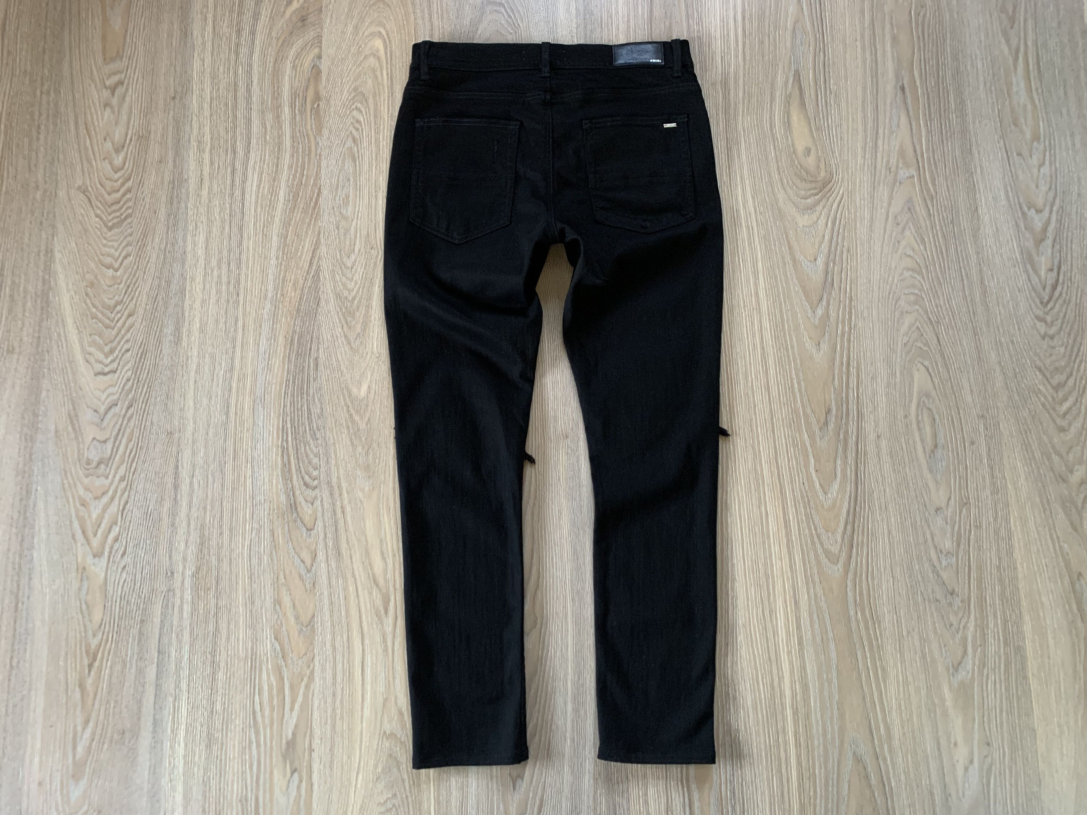 Amiri Amiri Stretch Black Ribbed Jeans Size US 34 / EU 50 - 3 Thumbnail