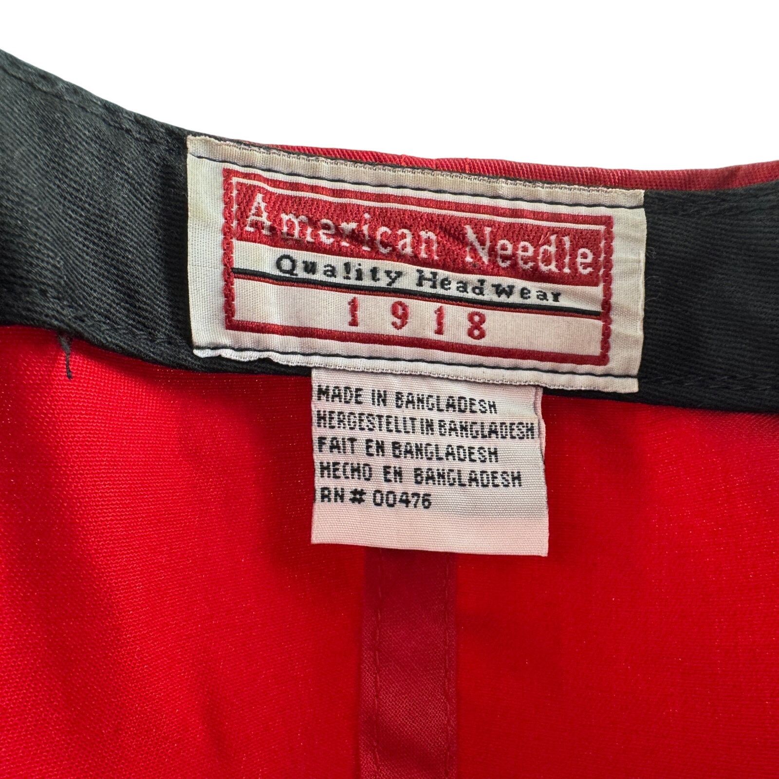 American Needle Vtg Cincinnati Reds Hat American Needle Snapback Red Black Size ONE SIZE - 7 Thumbnail