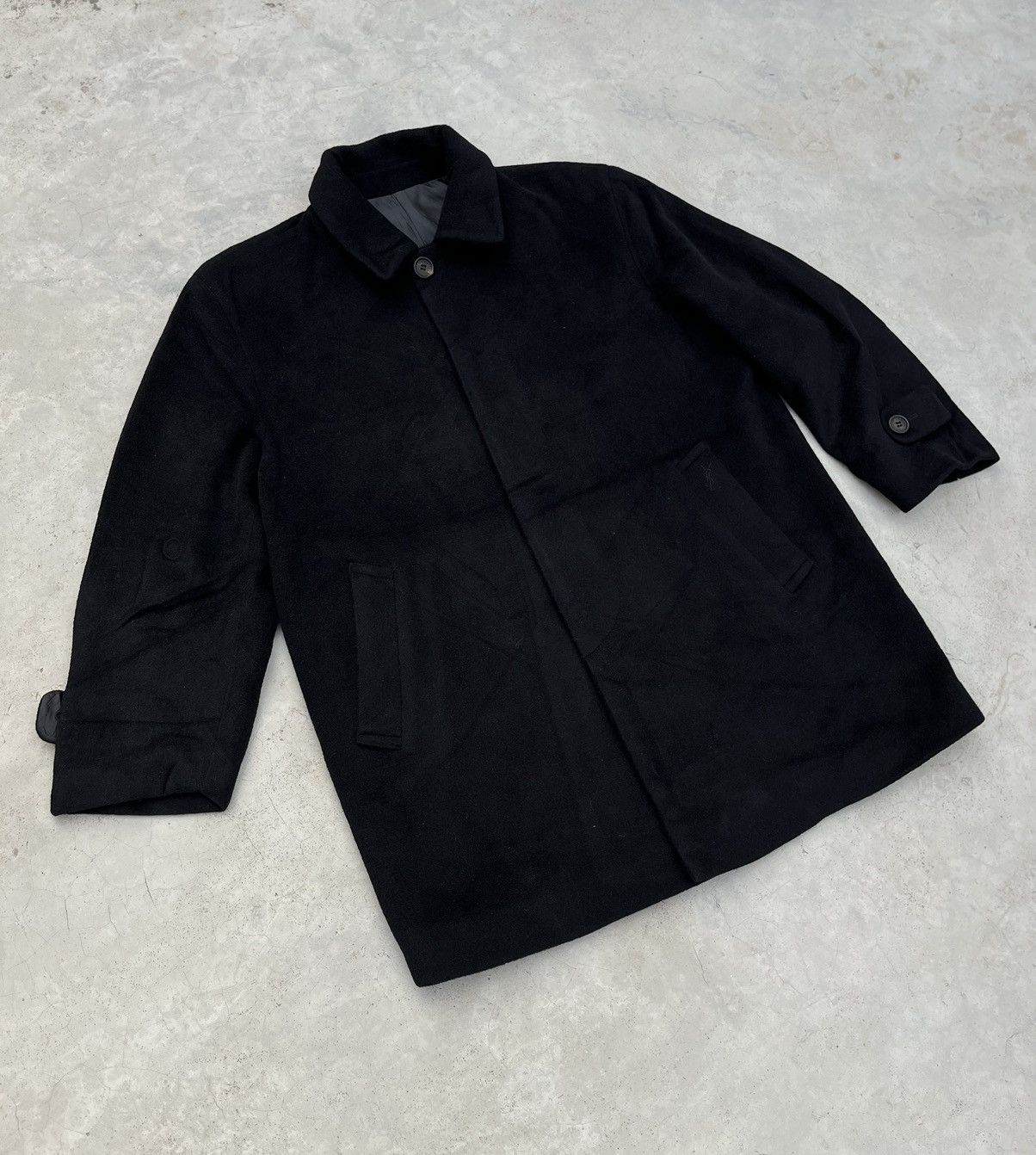 Saint Laurent Paris YVES SAINT LAURENT HEAVY WOOLLEN COAT Size US L / EU 52-54 / 3 - 2 Thumbnail