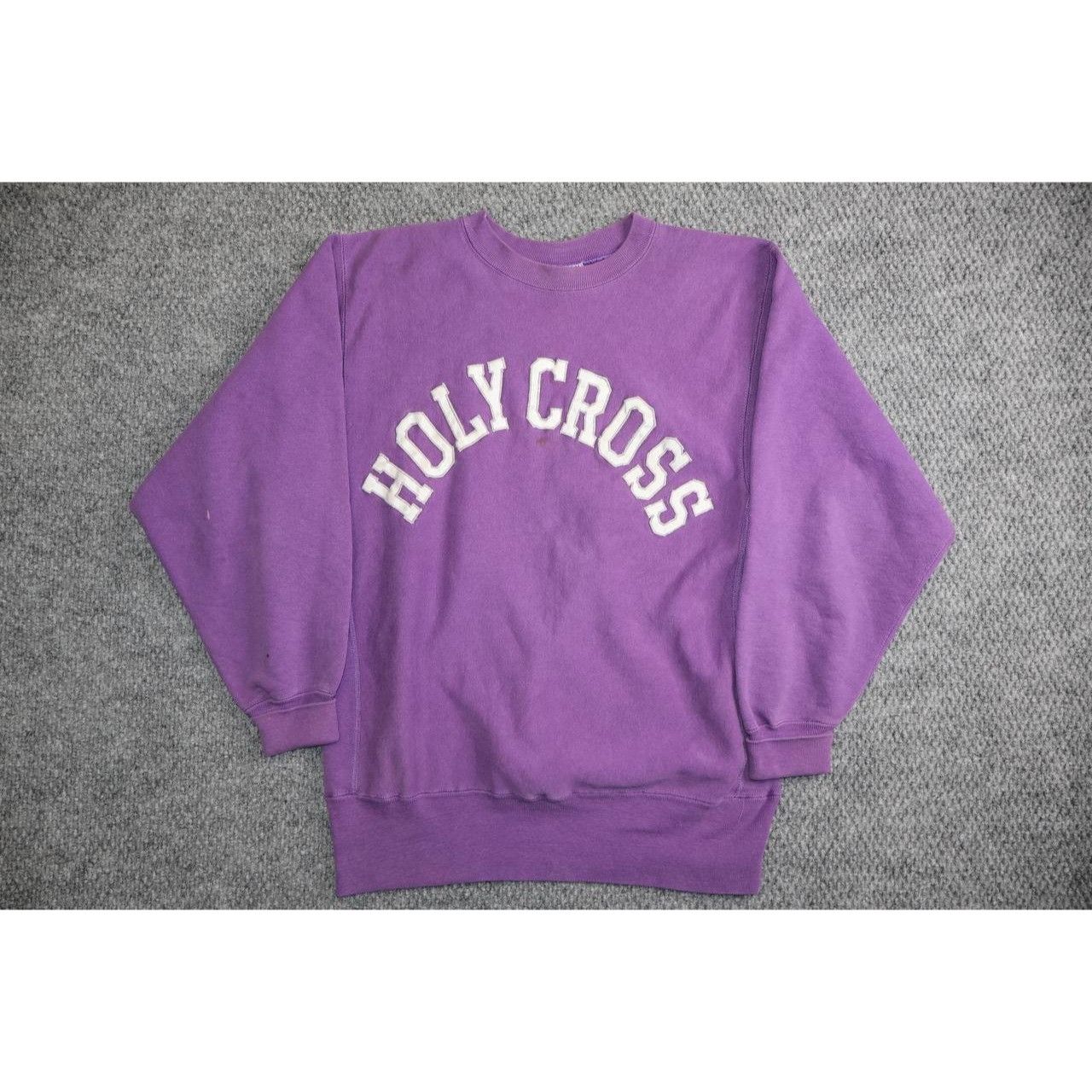 Champion Vintage 90s Champion Reverse Weave Holy Cross Sweatshirt Size US L / EU 52-54 / 3 - 7 Thumbnail