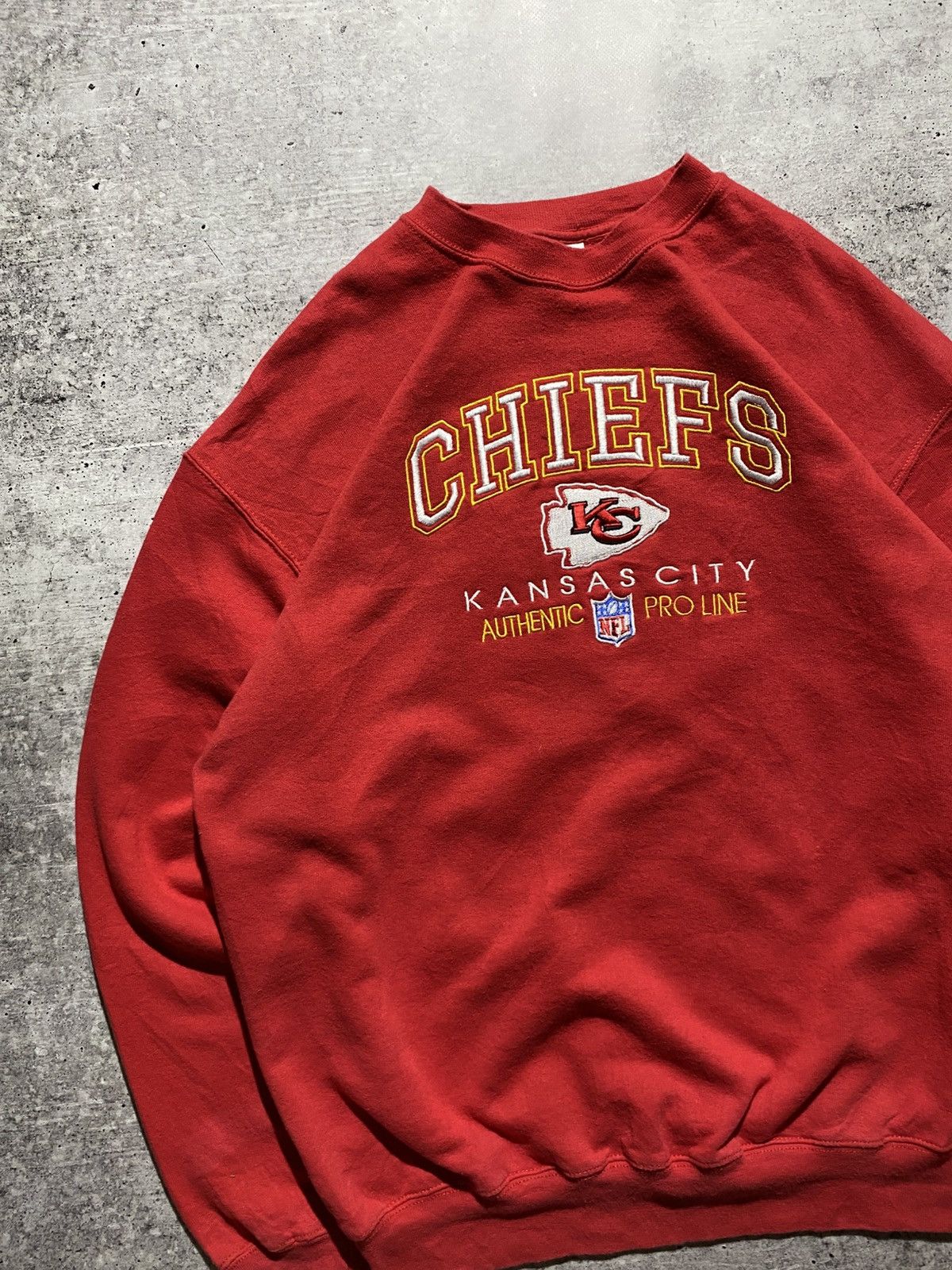 NFL × Vintage Chiefs vintage NFL sweatshirt Size US XL / EU 56 / 4 - 5 Thumbnail