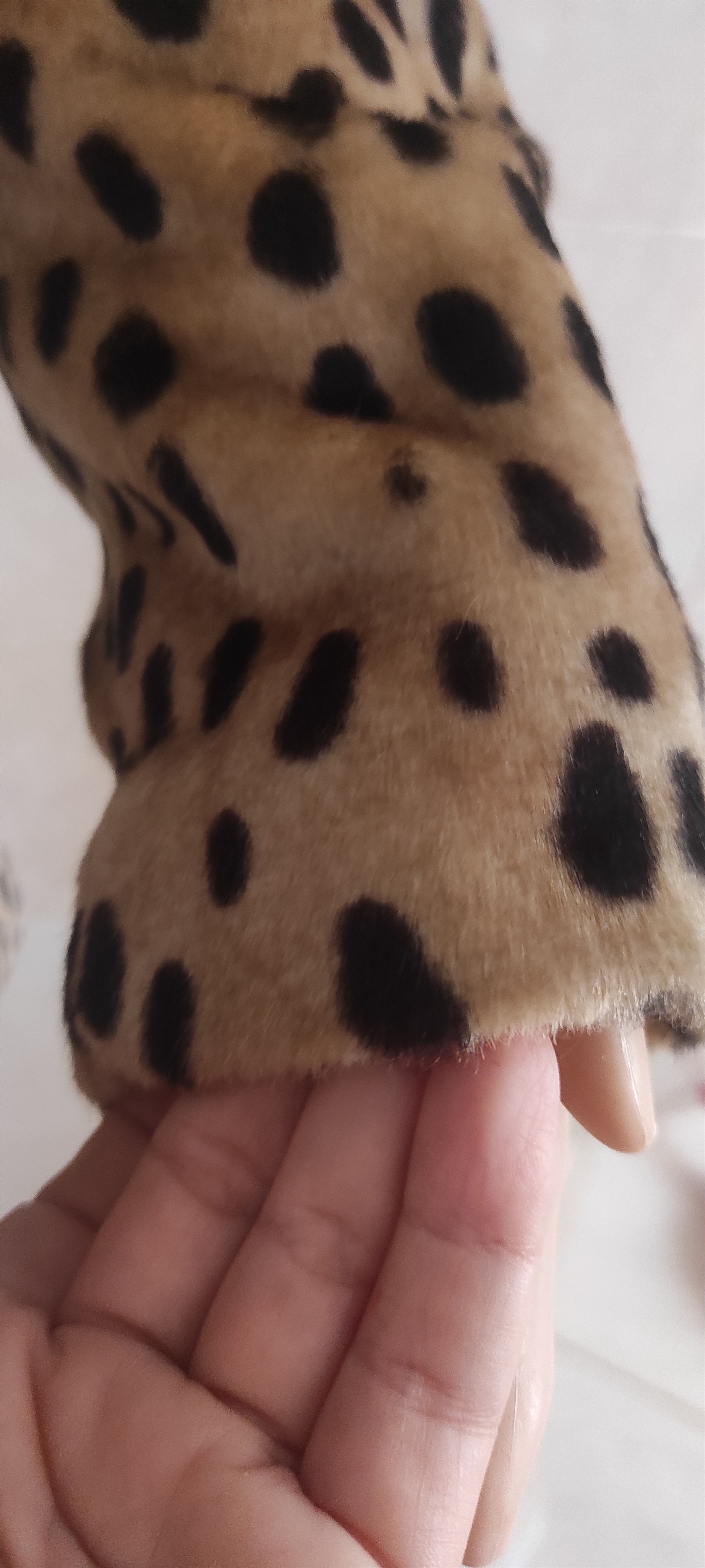 Zara Zara Trafaluc Leopard Print Faux Fur Zip-Up Hooded Coat Size L / US 10 / IT 46 - 9 Thumbnail