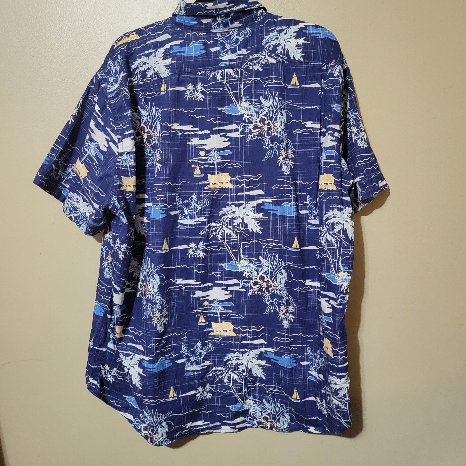Izod Izod Saltwater Blue Dockside Chambray Button Down Shirt XXL Size US XXL / EU 58 / 5 - 7 Thumbnail