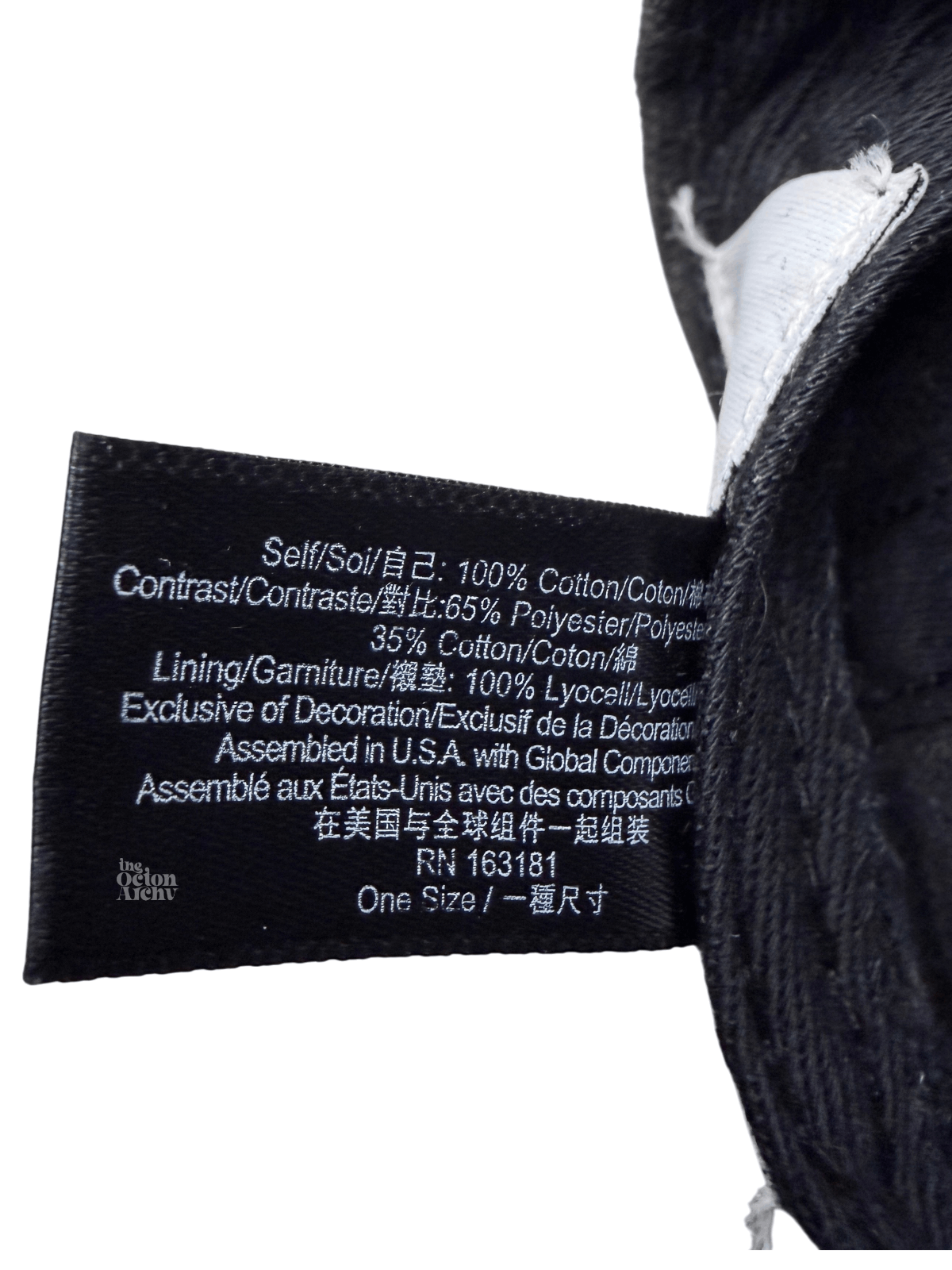 Rhude Rhude Off Road Washed Canvas Snapback Hat 'Black' FW23 Size ONE SIZE - 5 Thumbnail