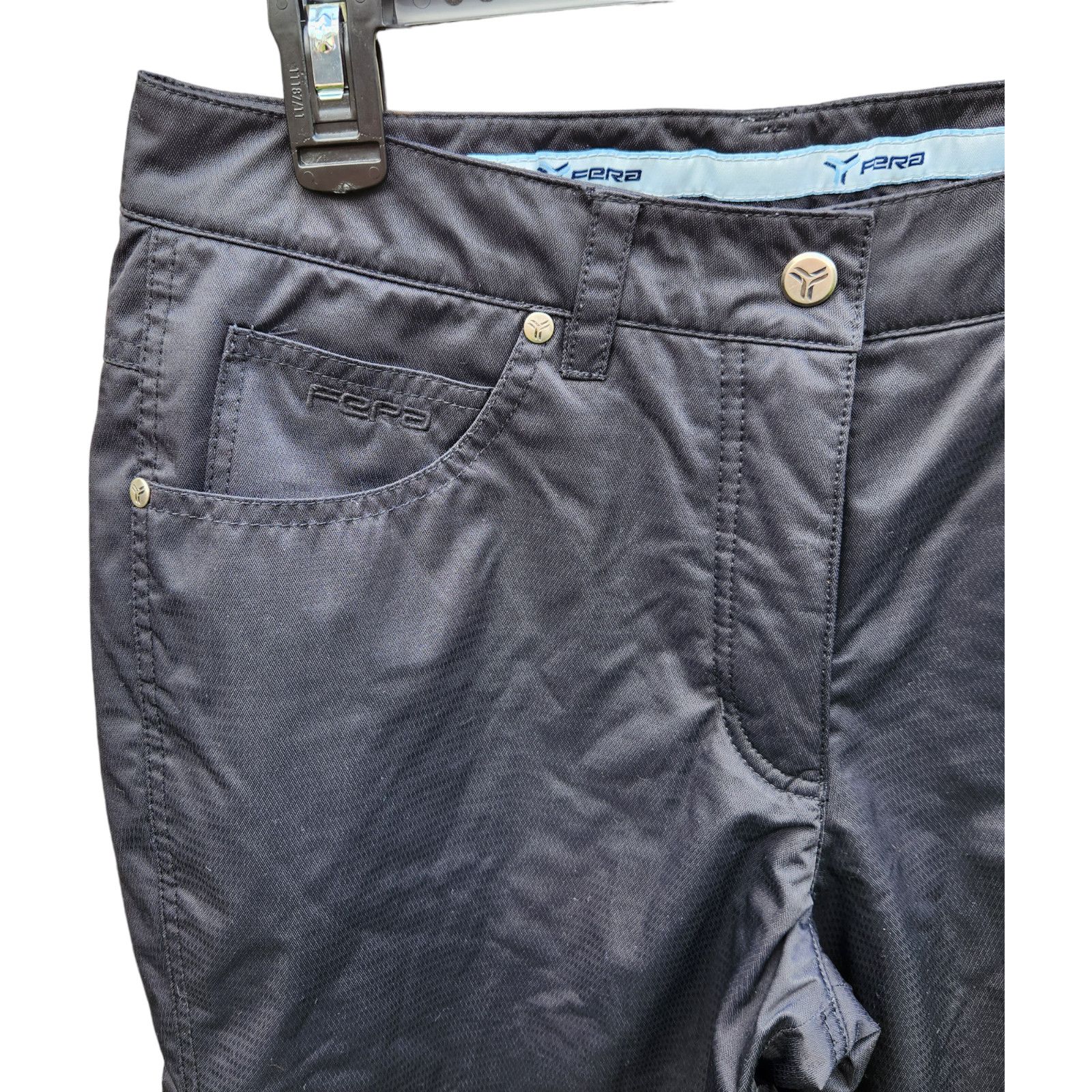 Fera Fera Womens Size 8R Black Ski Insulated Warm Pants Winter Size 30" / US 8 / IT 44 - 2 Thumbnail