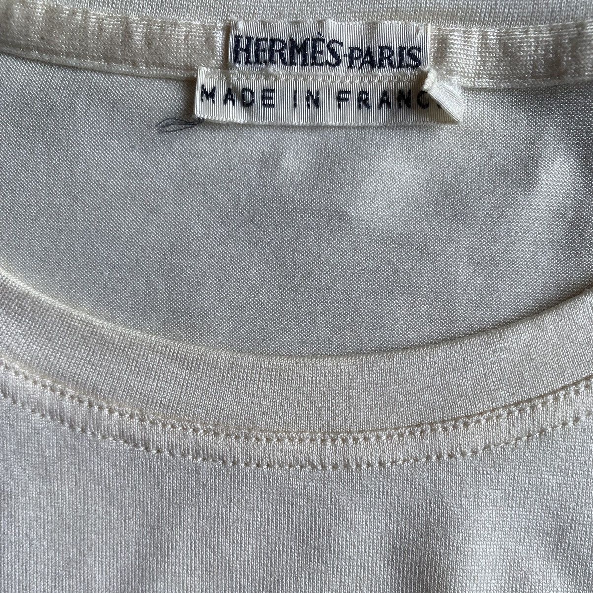 Hermes Hermes By Margiela Silk Blend Top Size M / US 6-8 / IT 42-44 - 3 Thumbnail