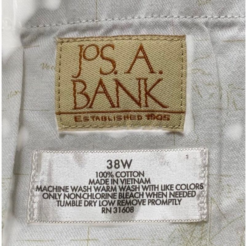 Jos. A. Bank Jos A Bank Men's Sz 38W Cargo Shorts Light Khaki 100% Cotton Size US 38 / EU 54 - 3 Thumbnail