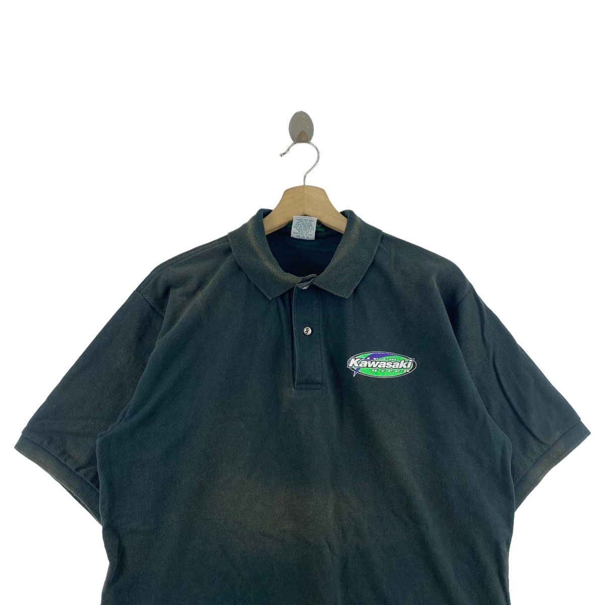 Other TEAM KAWASAKI GREEN Racing Button Up Collar Green Size US L / EU 52-54 / 3 - 4 Thumbnail