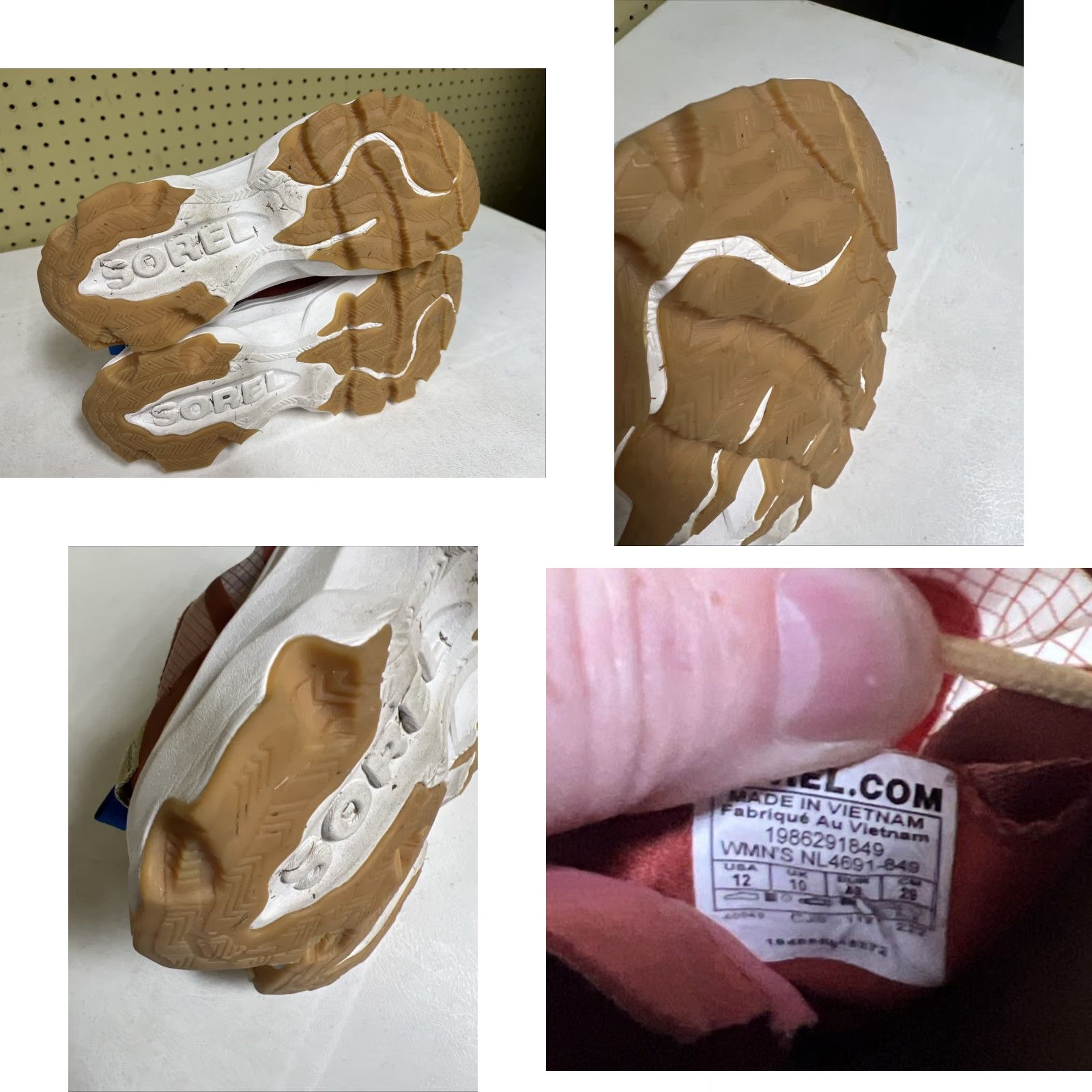 SOREL Sorel Kinetic Breakthru Tech Lace Sneaker Red 12 Women Shoe Lace Up Size US 10 / IT 40 - 8 Thumbnail