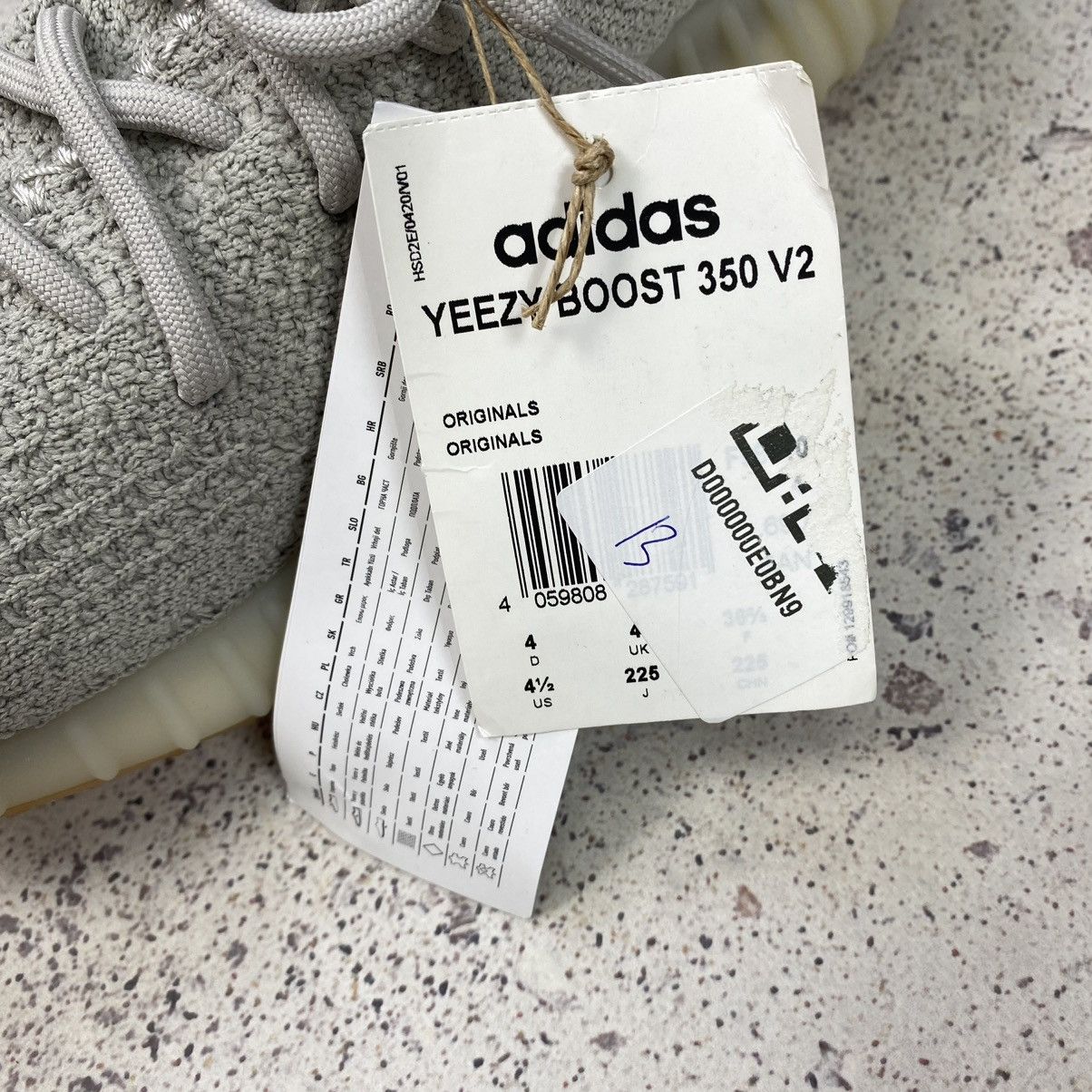 Adidas Adidas Yeezy Boost 350 V2 Sesame (F99710) Size US 6 / IT 36 - 10 Thumbnail