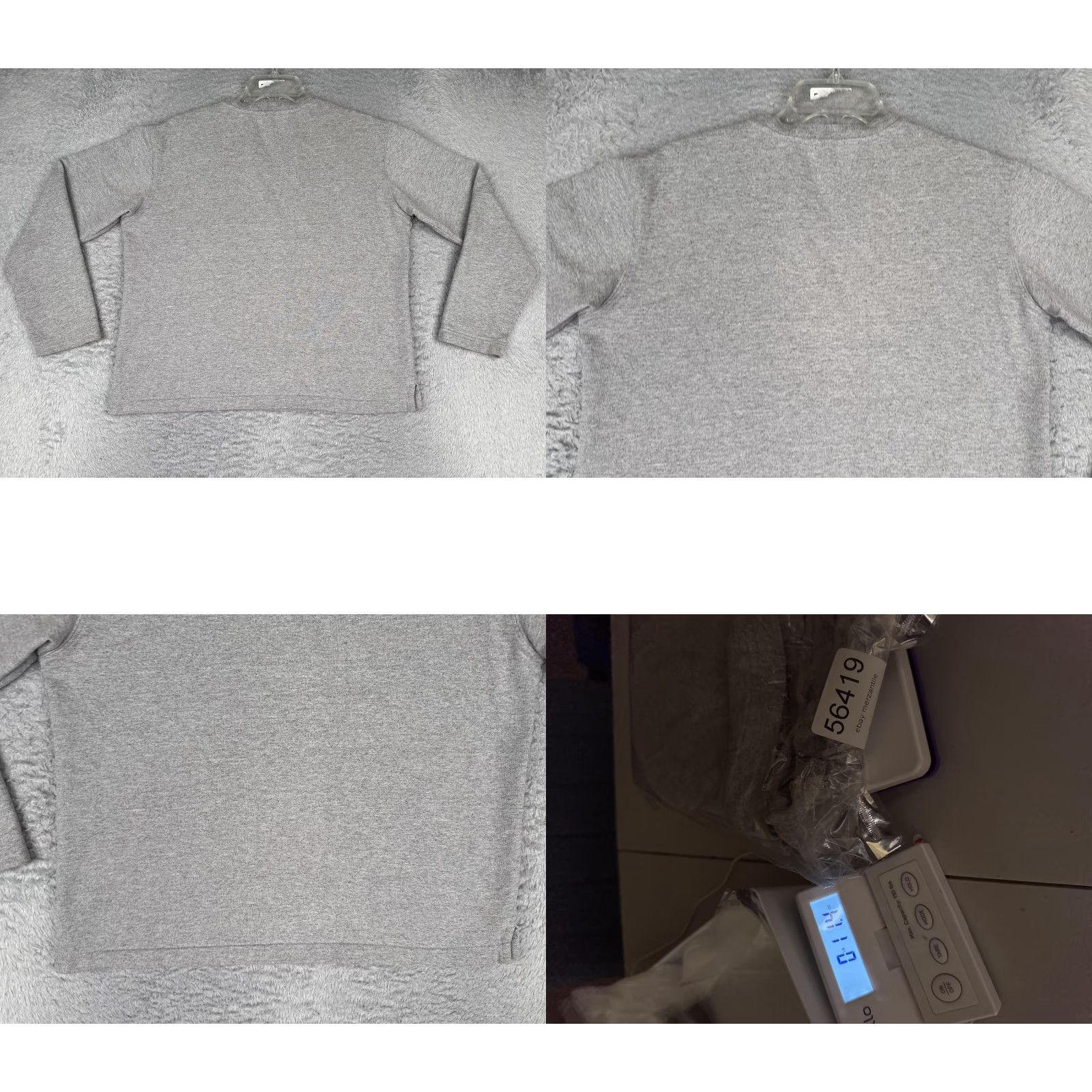 Tommy Hilfiger Tommy Hilfiger Sweater Womens M Gray V-Neck Pullover Logo Casual Regular Knit Terry Cotton Blend Hardwearing Size M / US 6-8 / IT 42-44 - 9 Thumbnail
