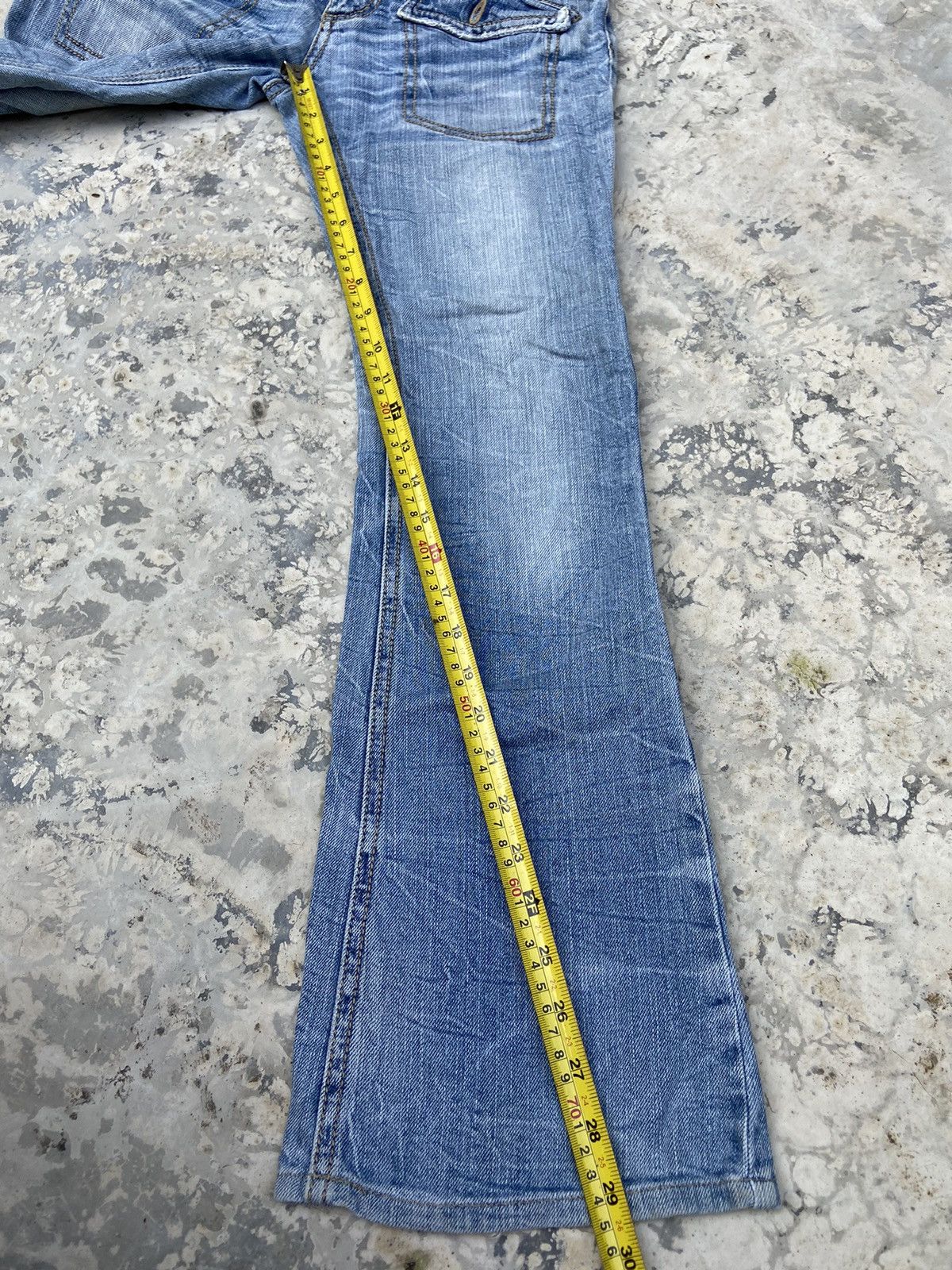 Beauty Beast × Hysteric Glamour × Vintage Vintage Y2K denim flare japanese double pocket Size 27" / US 4 / IT 40 - 9 Thumbnail