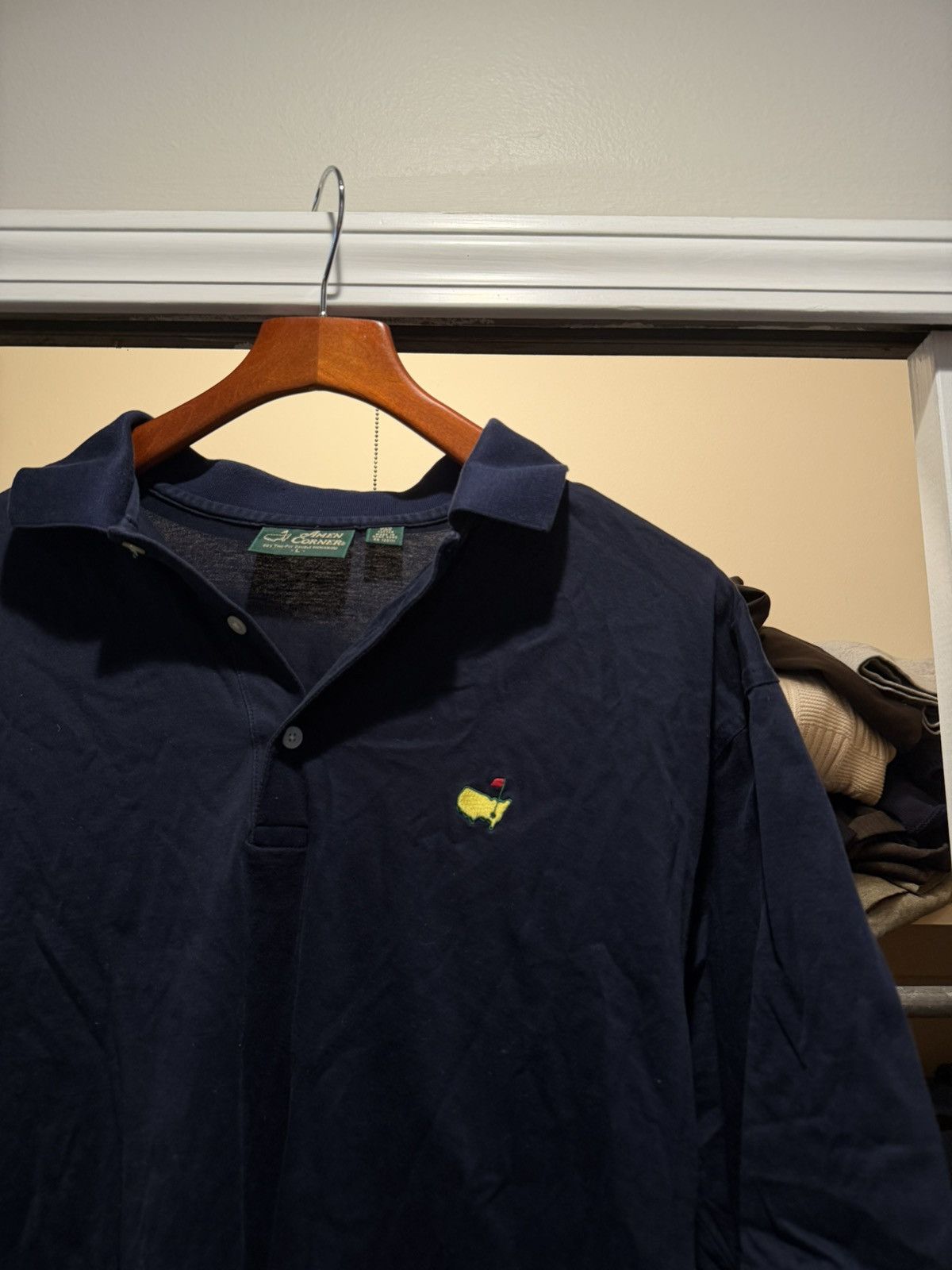 The Masters Vintage Augusta National Masters Polo Shirt Navy Size US L / EU 52-54 / 3 - 1 Thumbnail