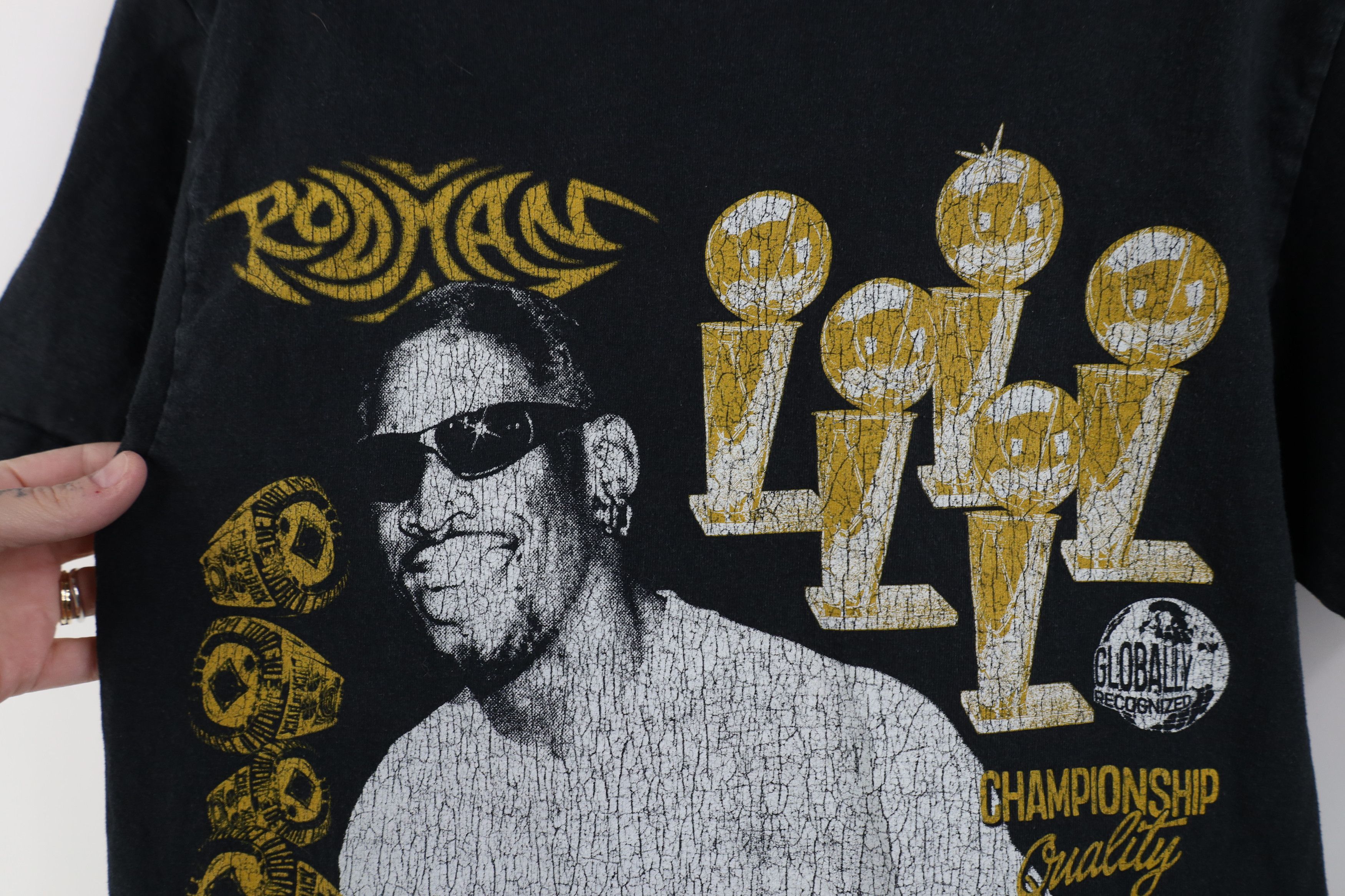 Vintage Vintage Y2K Streetwear Rodman Hardware Detroit T-Shirt Size US S / EU 44-46 / 1 - 5 Thumbnail