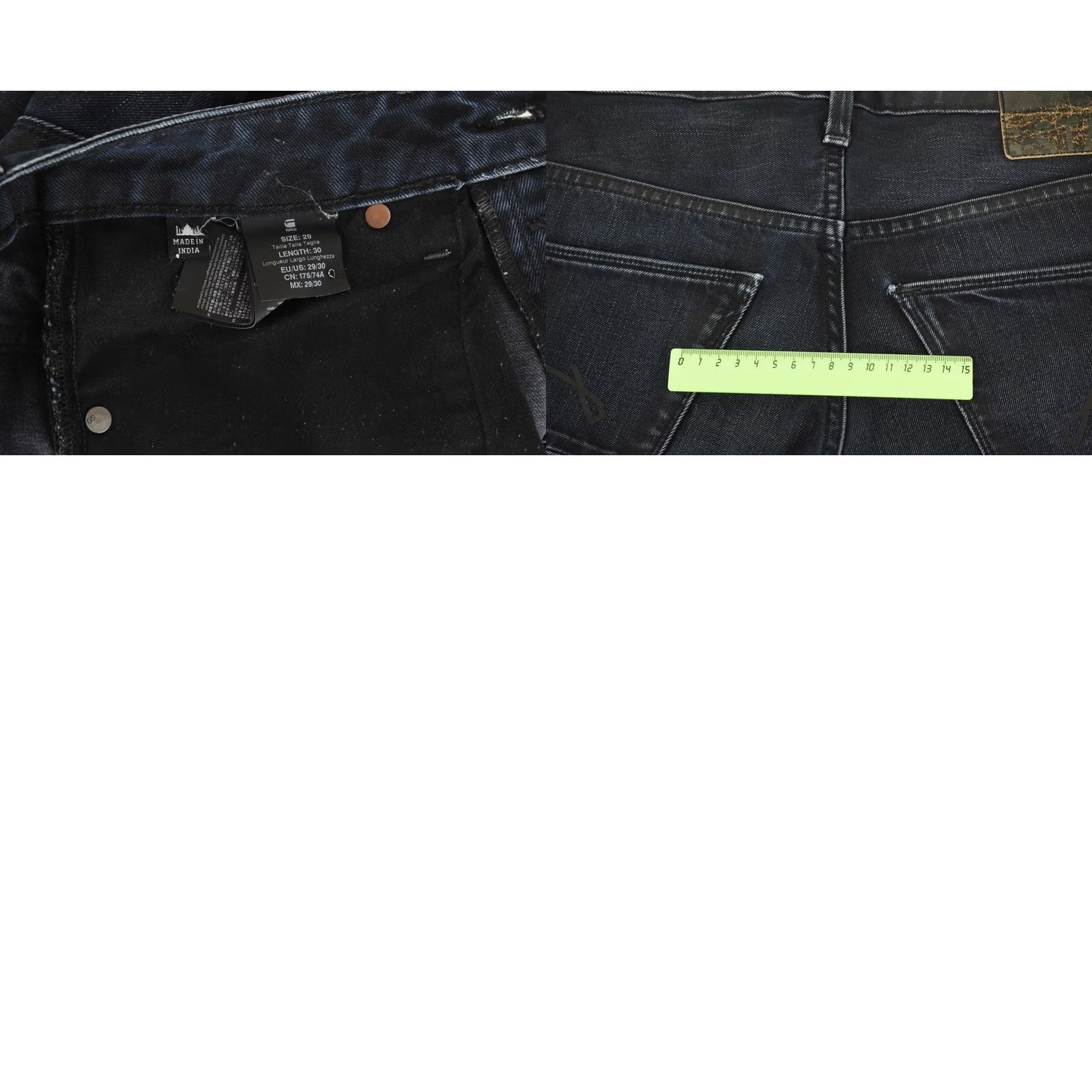 G-Star G-STAR Morris Low Straight Jeans Men's Denim W29 L30 Size US 29 - 8 Thumbnail