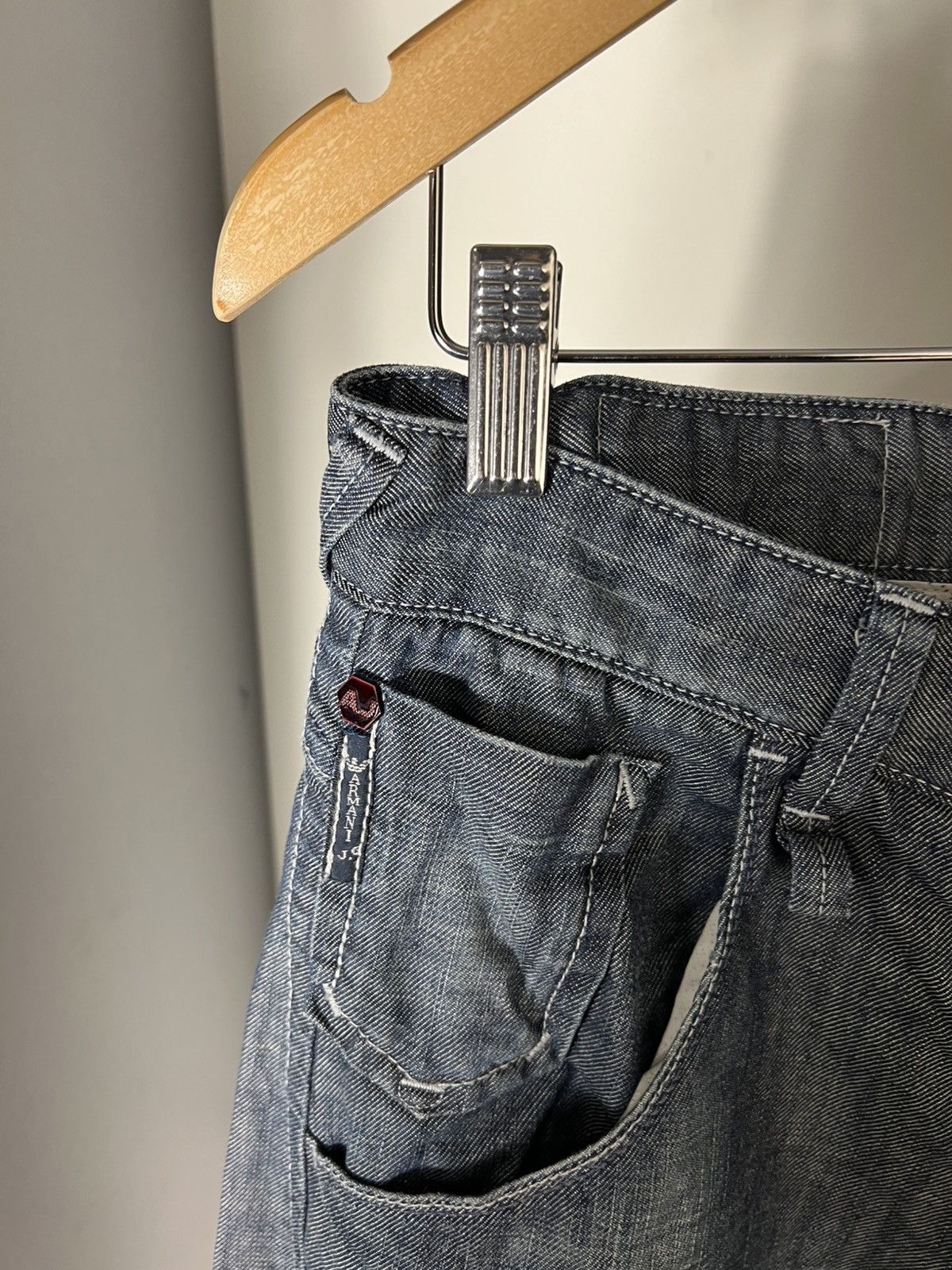 Armani VINTAGE ARMANI JEANS DENIM ITALIAN DESIGNER RETRO Y2K 90s Size US 32 / EU 48 - 11 Thumbnail