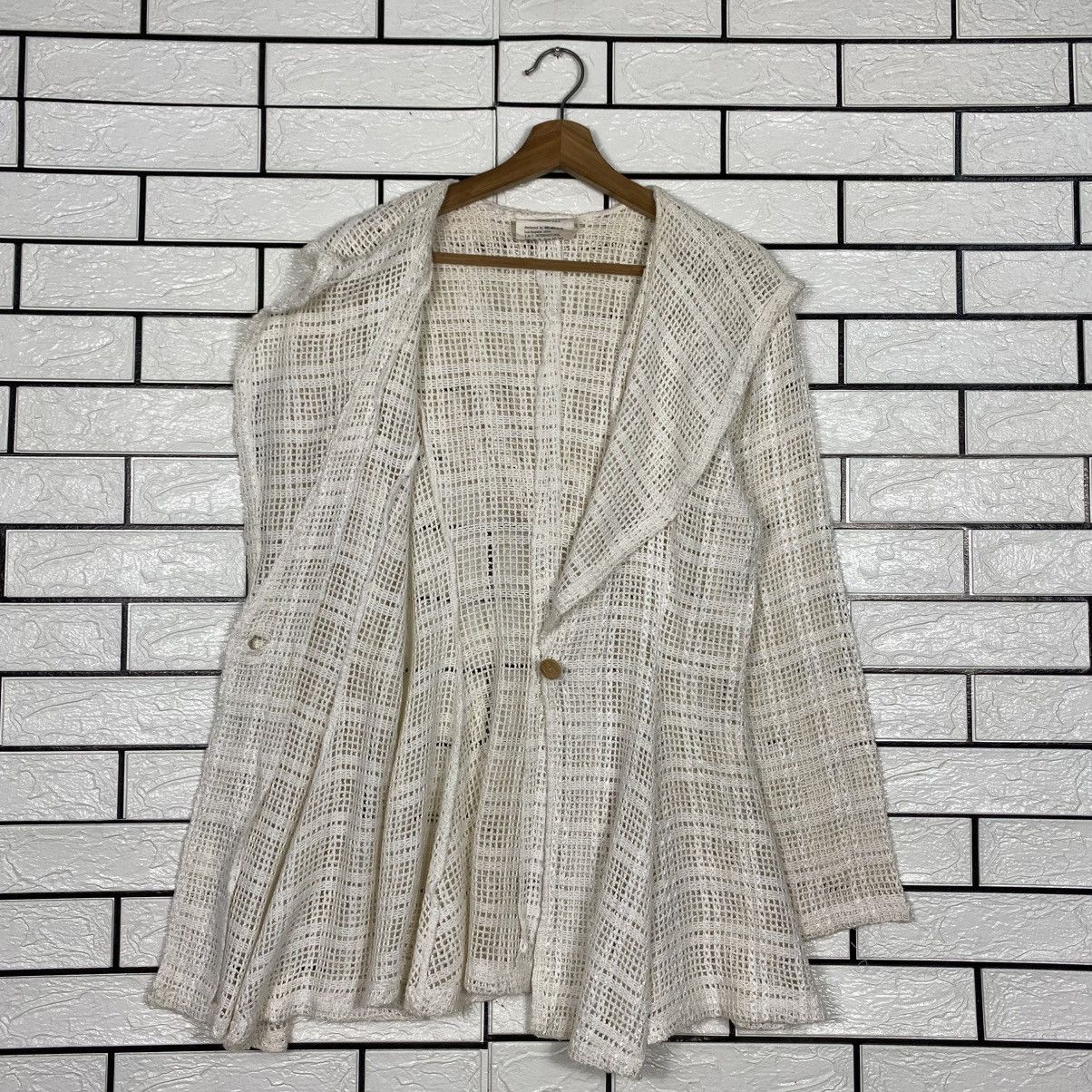 Japanese Brand Hollywood Movie Knit Net Button Sweater Issey Miyake Size US M / EU 48-50 / 2 - 13 Thumbnail