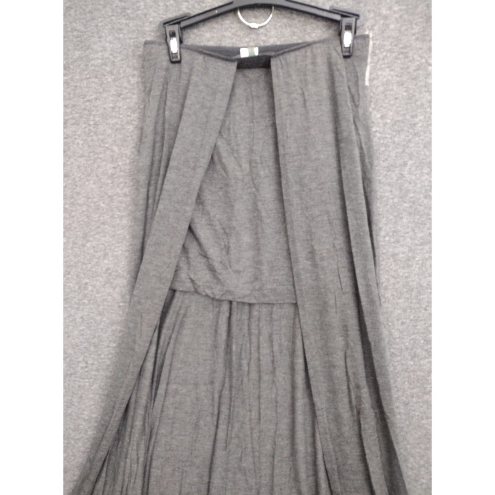 Vintage Codigo Women's Gray Skirt Maxi Wrap Around M size Size 32" / US 10 / IT 46 - 3 Thumbnail