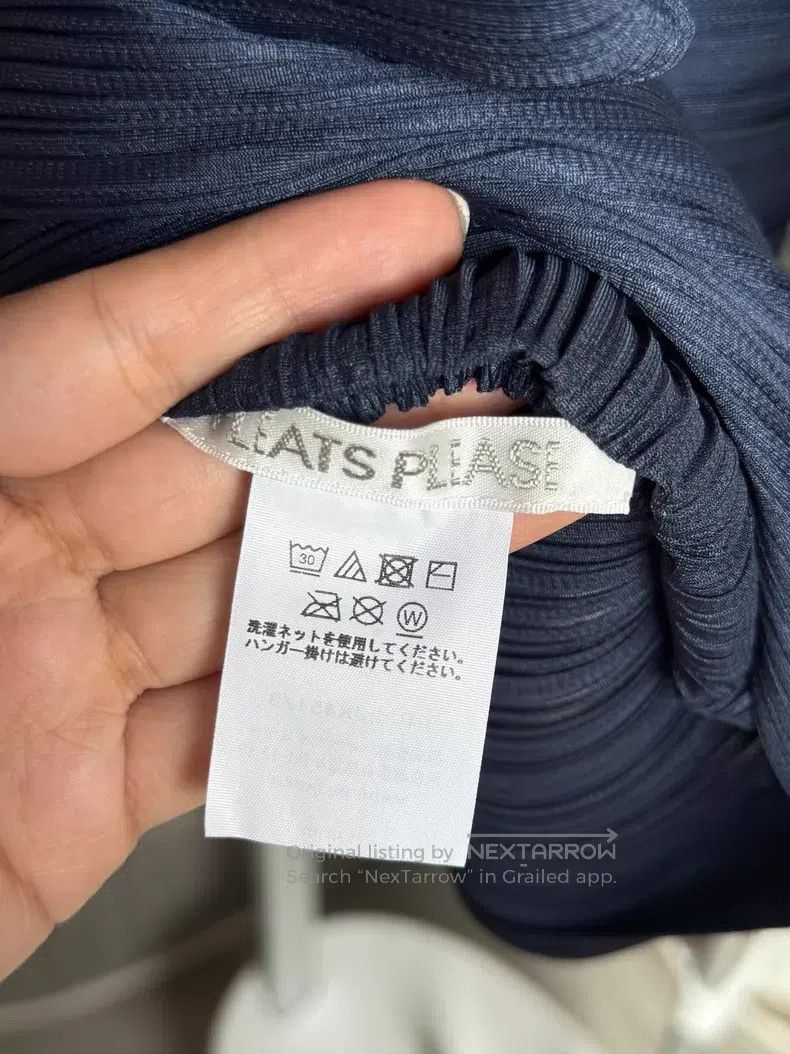 Issey Miyake Issey Miyake Deep Blue Spring Pile Collar Long Sleeve Size L / US 10 / IT 46 - 4 Thumbnail