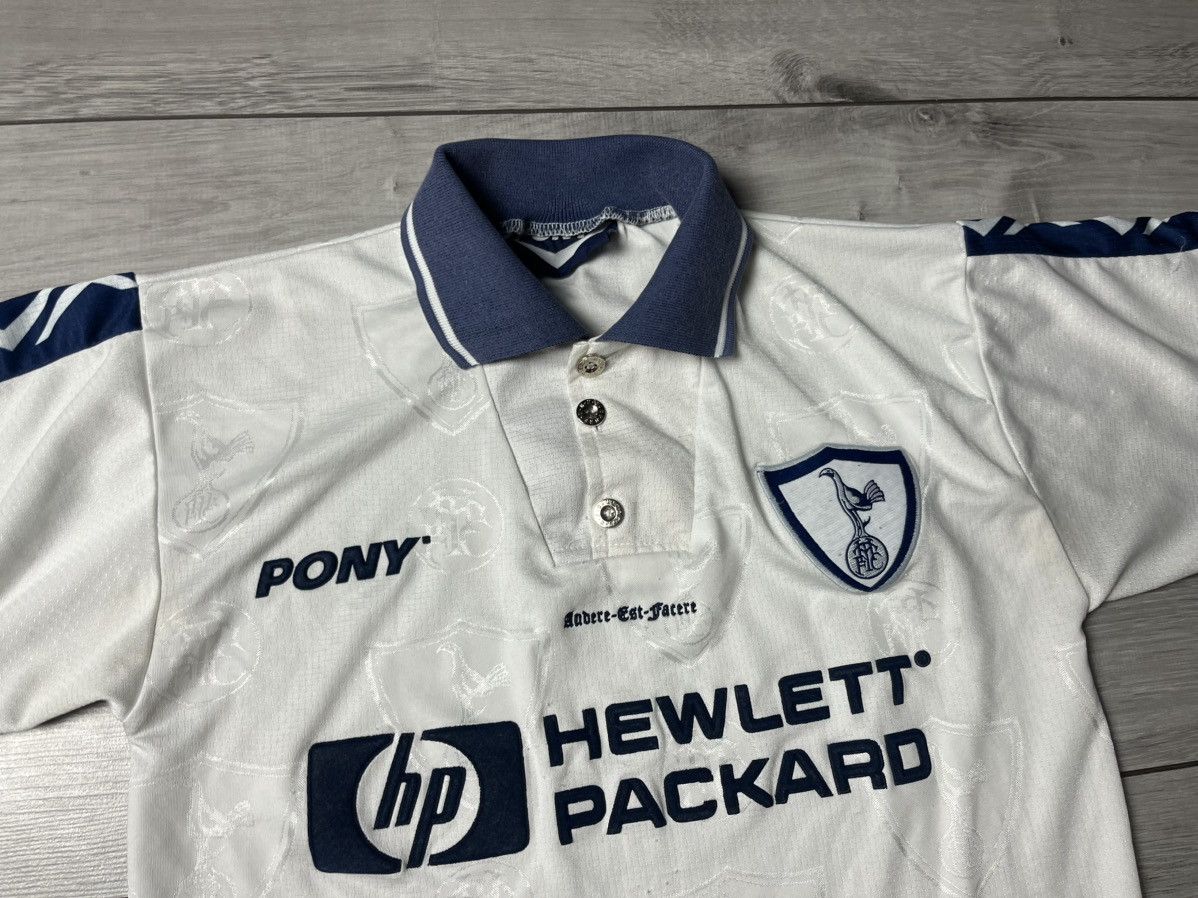 Vintage TOTTENHAM HOTSPUR 1995/97 HOME SHIRT JERSEY PONY Small Size US S / EU 44-46 / 1 - 3 Thumbnail