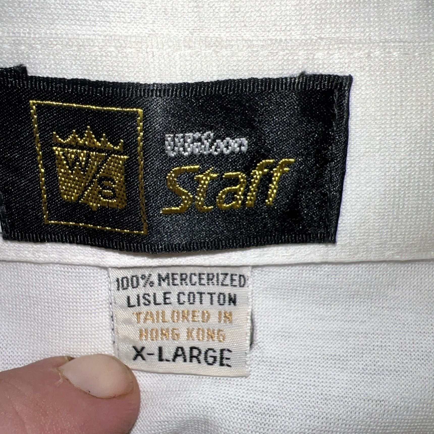 Wilson VINTAGE Wilson Staff Bel Air Country Club Polo Shirt XL Men White Golf Shirt Size US XL / EU 56 / 4 - 4 Thumbnail