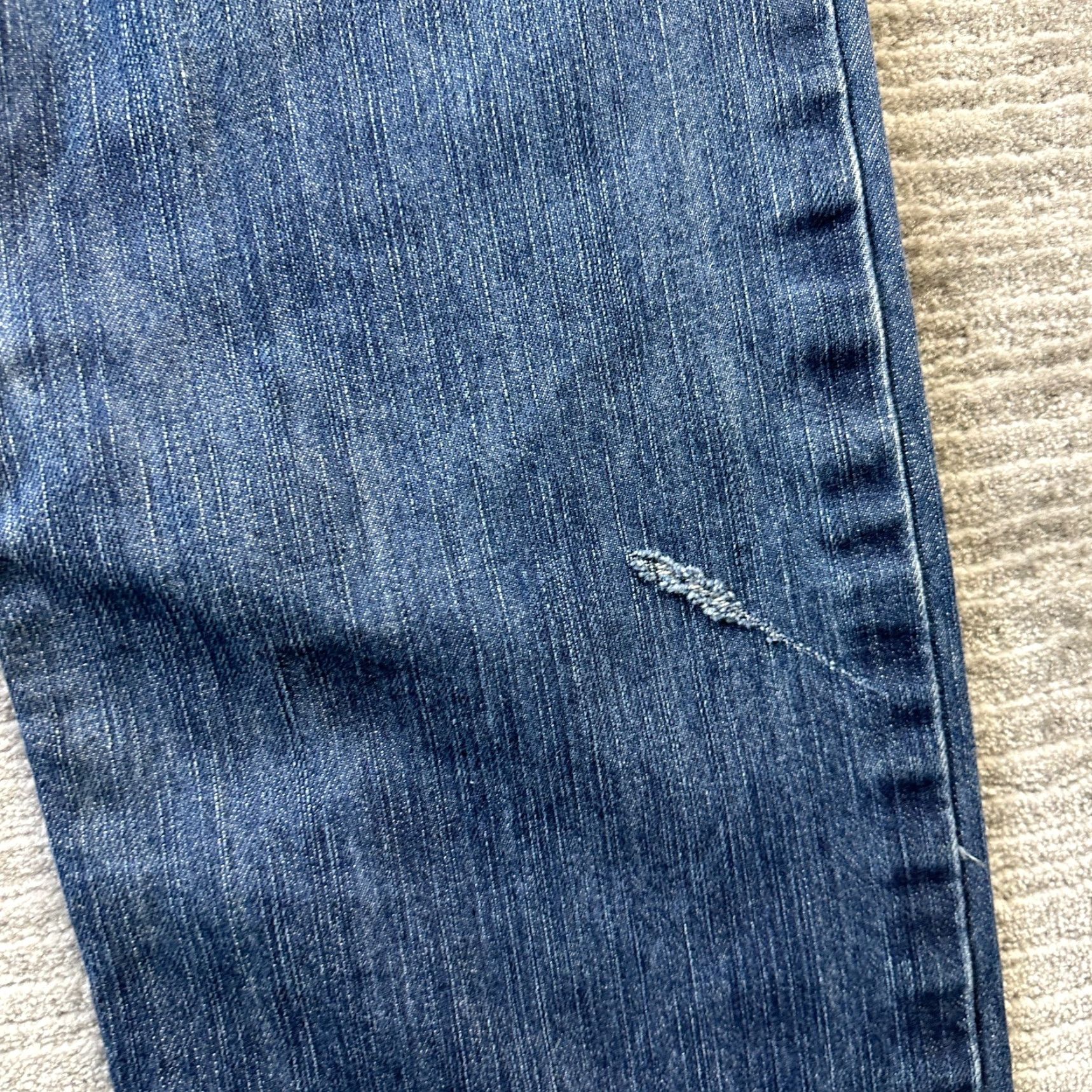Ariat Ariat Jeans Men 40x36 Blue Denim Bootcut Relaxed M4 FR 5-Pocket Logo Button Belt Loops Mid Rise 90s Cowboy Jeans Mens Size US 40 / EU 56 - 5 Thumbnail