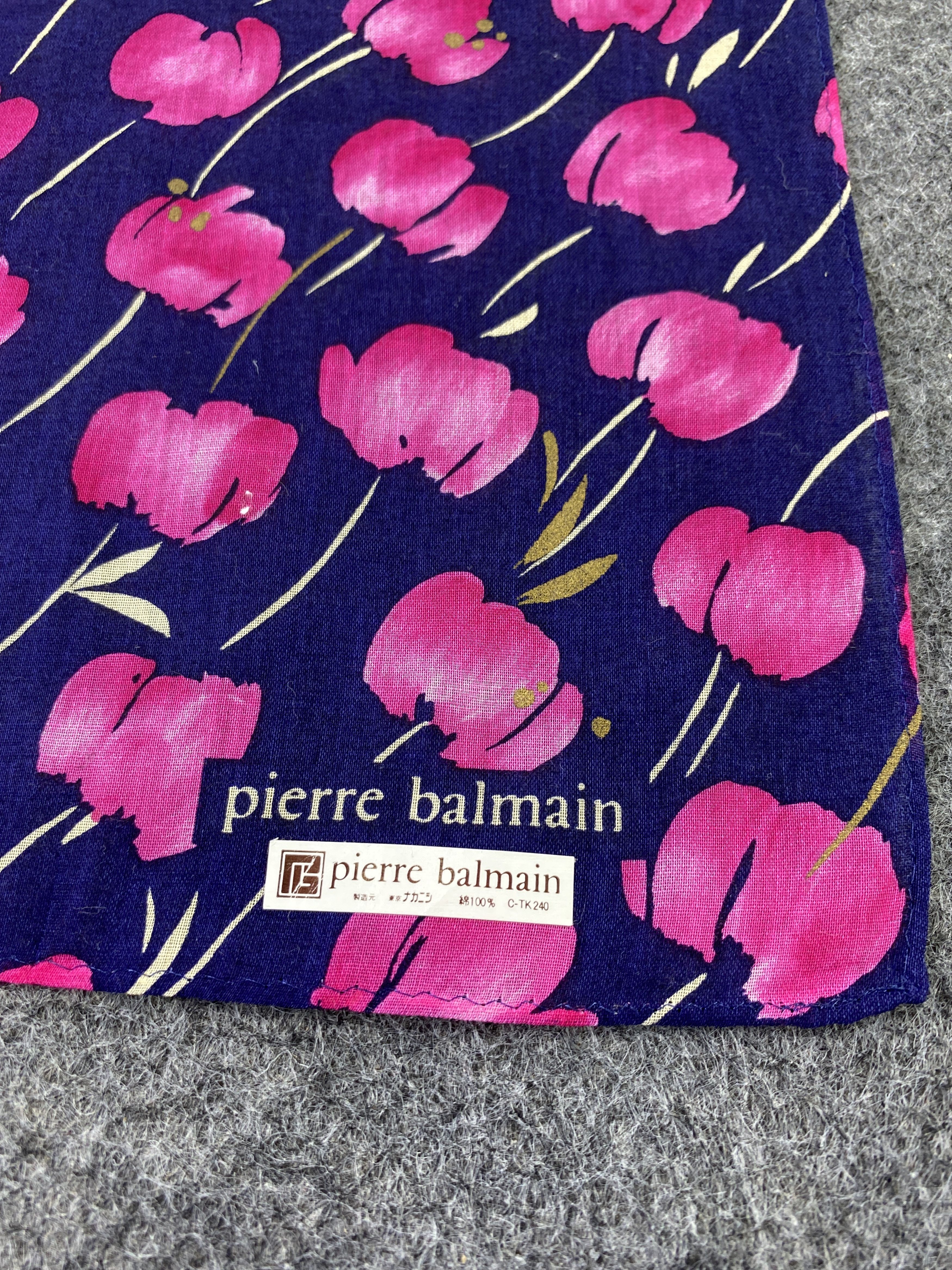 Pierre Balmain Pierre Balmain Handkerchief / Bandana / Neckerchief-B247 Size ONE SIZE - 5 Thumbnail