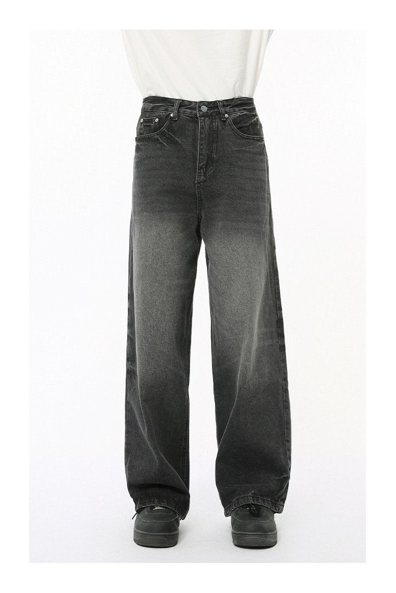 Japanese Brand American high-street retro wide-leg loose washed jeans Size US 32 / EU 48 - 1 Thumbnail