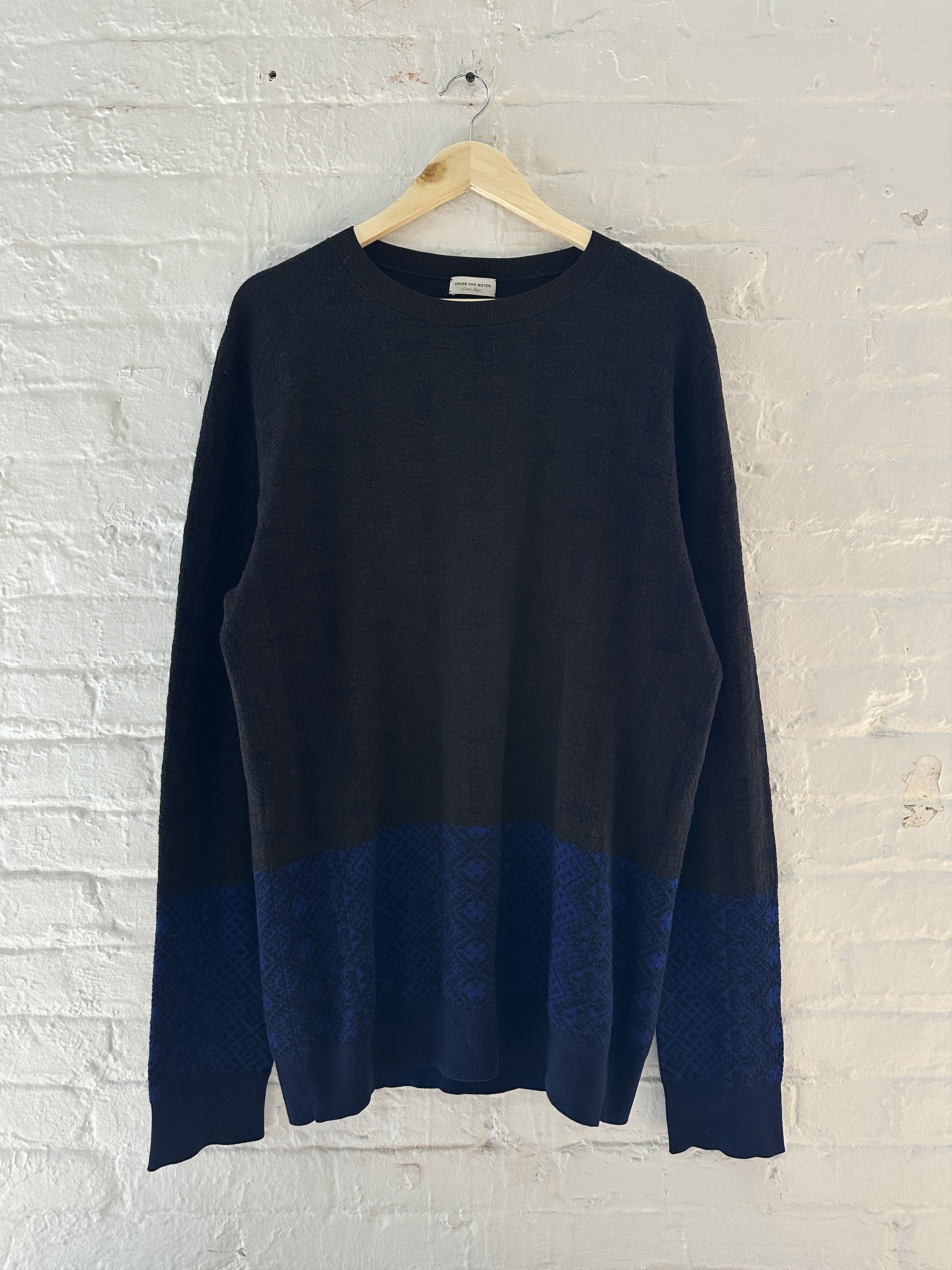Dries Van Noten Dries Van Noten Textured Wool Sweater Size US XL / EU 56 / 4 - 1 Thumbnail