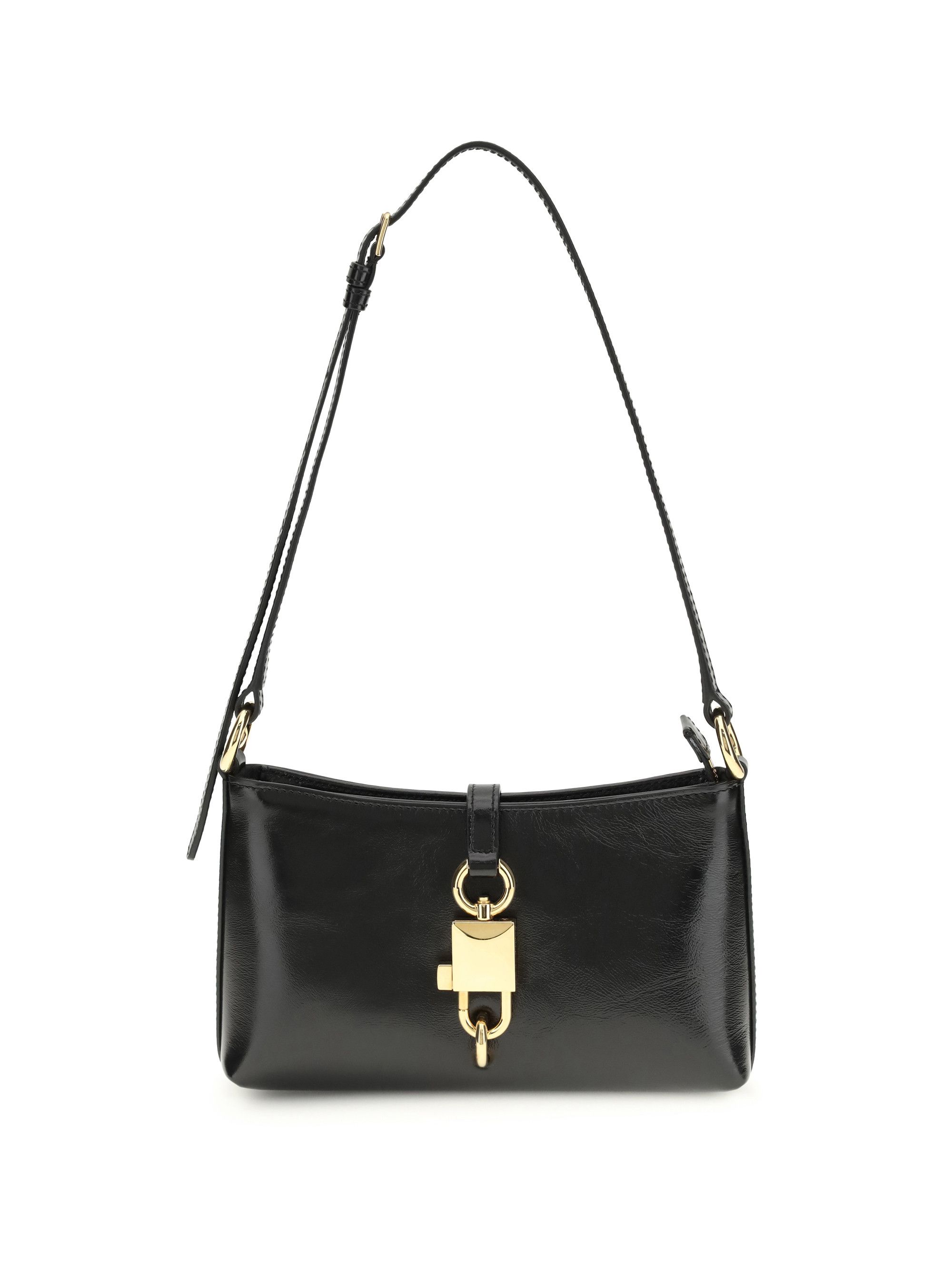 Dolce & Gabbana Lock leather Shoulder Bag Size ONE SIZE - 1 Thumbnail